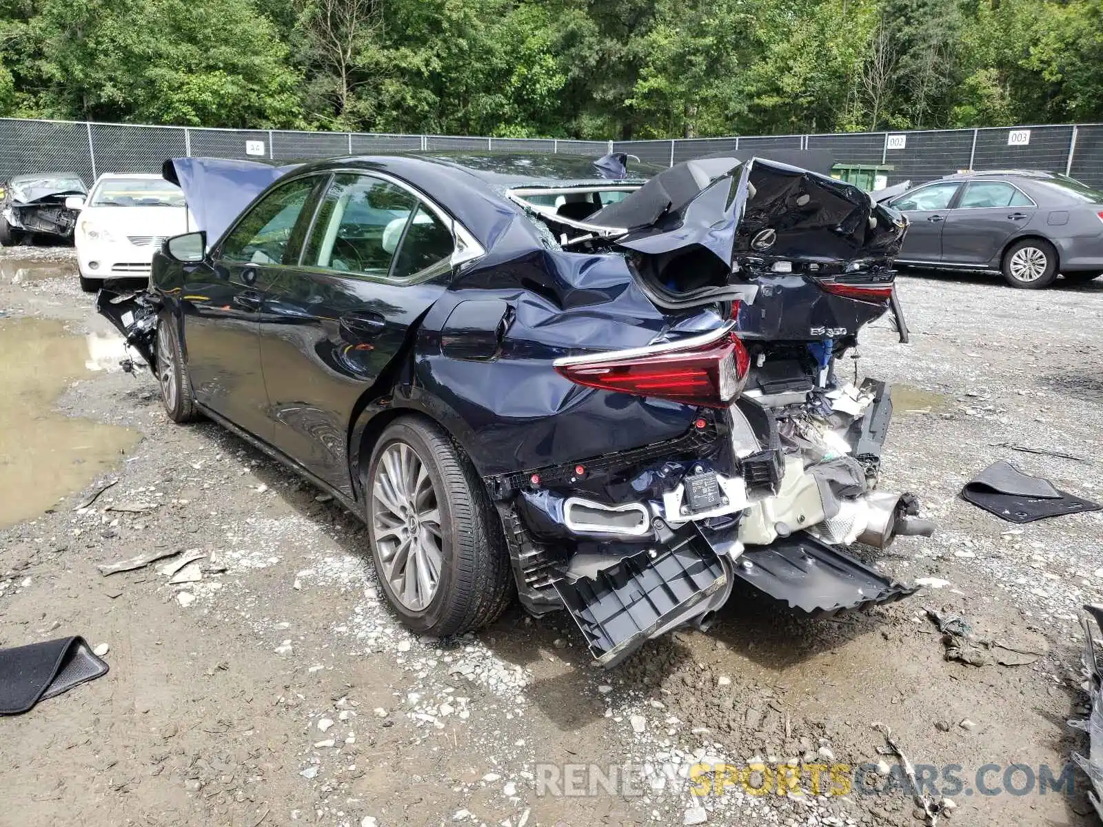 3 Photograph of a damaged car 58ABZ1B1XKU032545 LEXUS ES350 2019