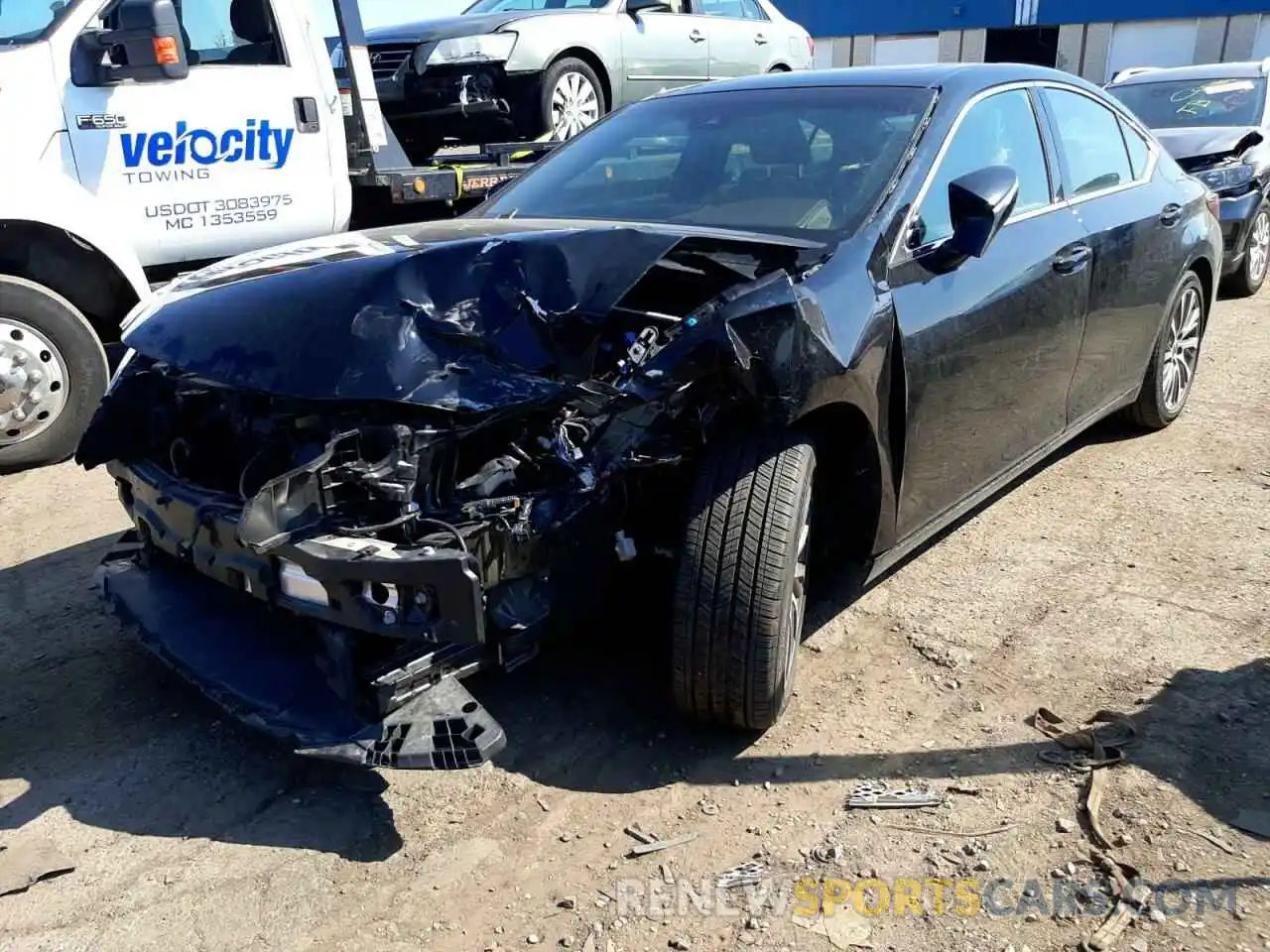 2 Photograph of a damaged car 58ABZ1B1XKU035963 LEXUS ES350 2019