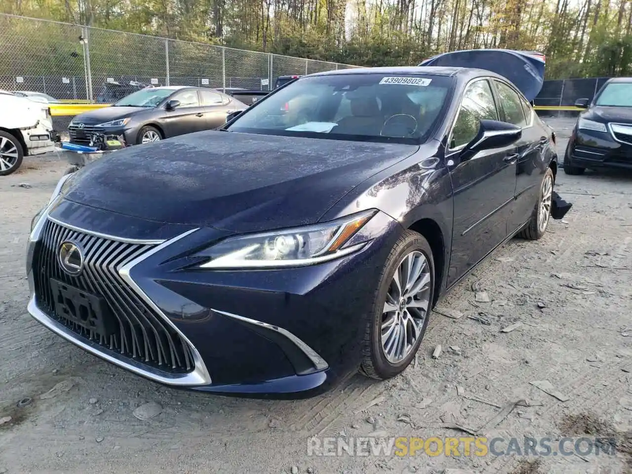 2 Photograph of a damaged car 58ABZ1B1XKU042394 LEXUS ES350 2019