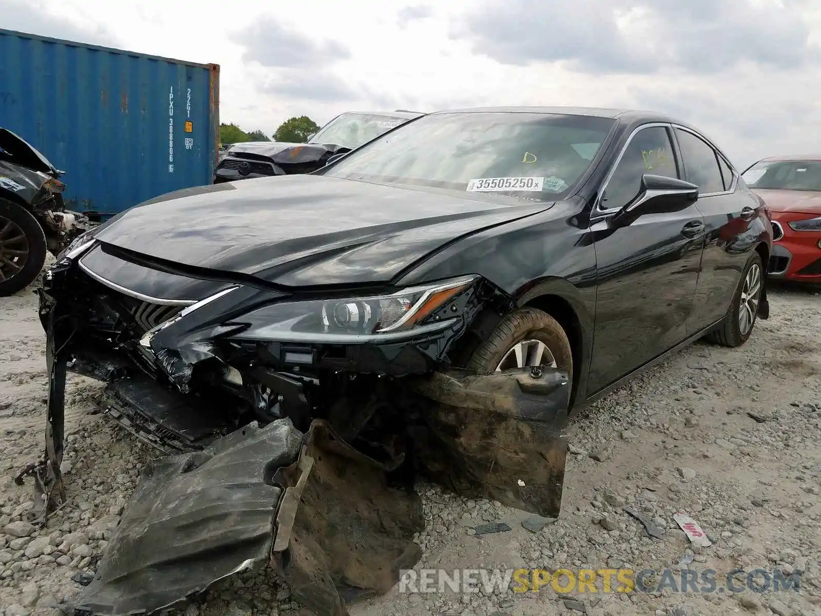 2 Photograph of a damaged car 58ABZ1B1XKU045649 LEXUS ES350 2019