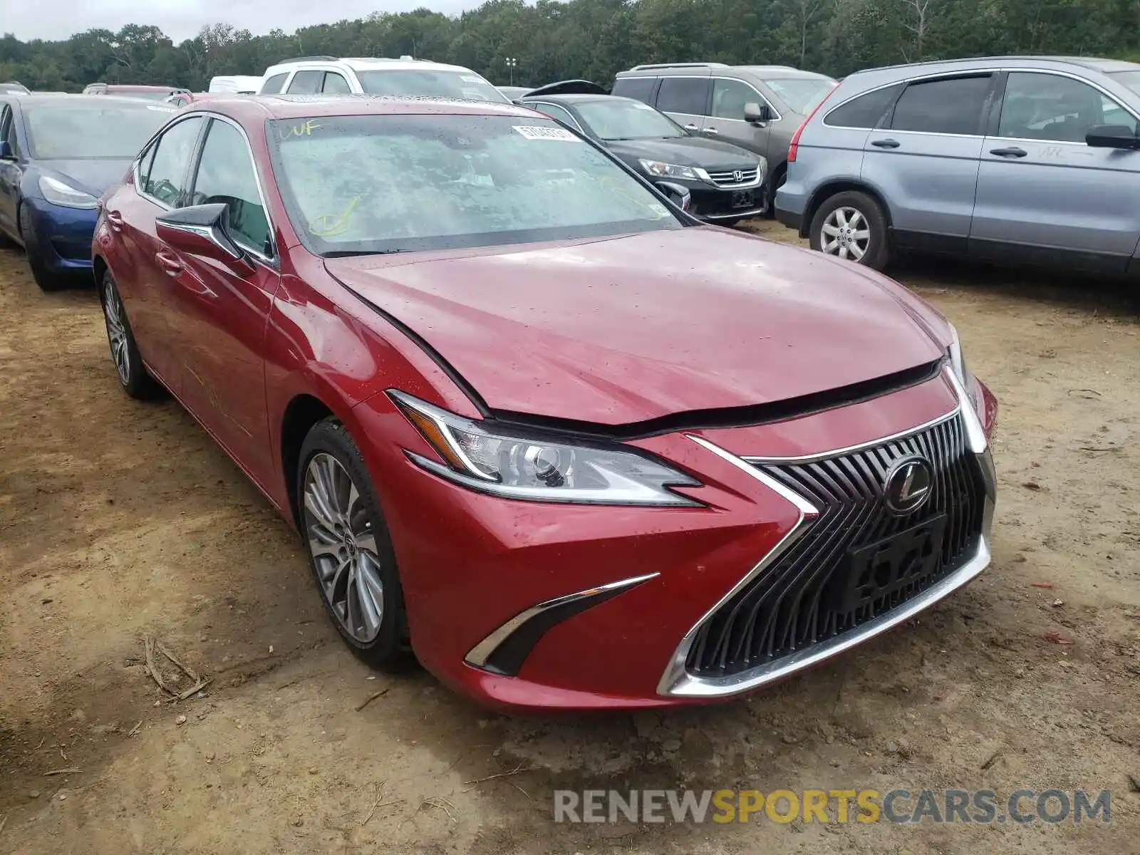 1 Photograph of a damaged car 58ABZ1B1XKU046168 LEXUS ES350 2019