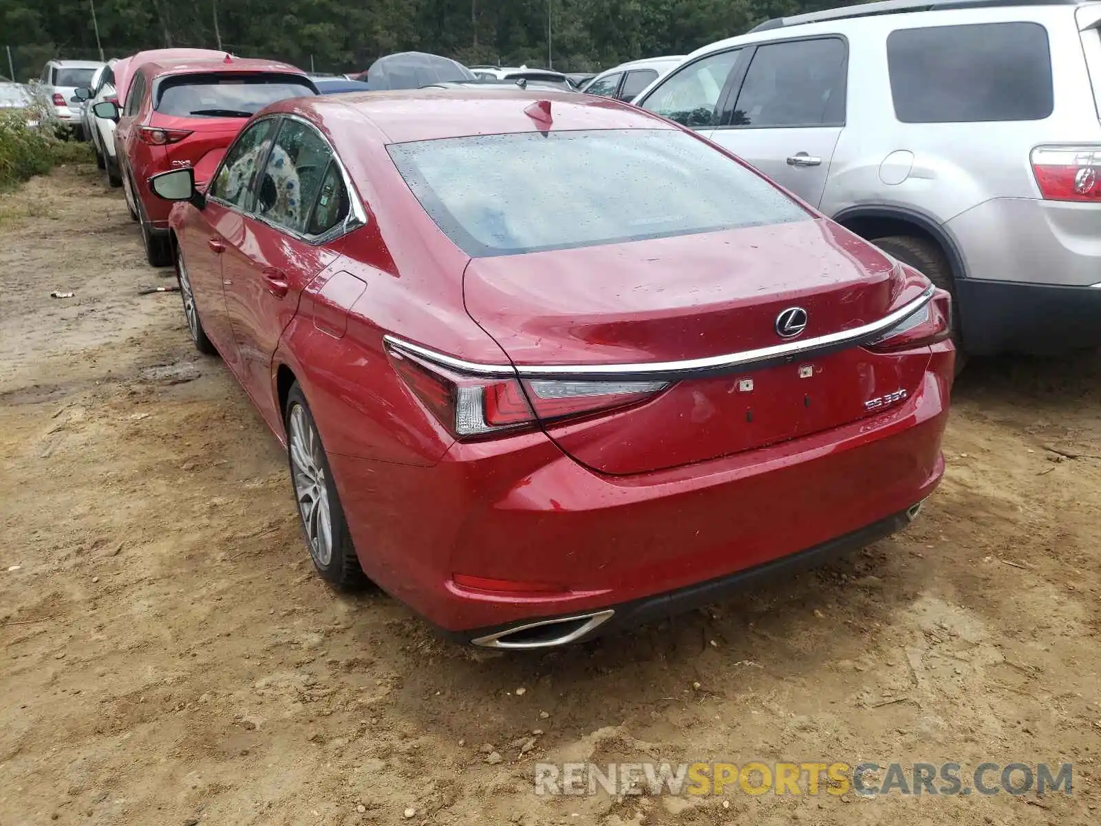 3 Photograph of a damaged car 58ABZ1B1XKU046168 LEXUS ES350 2019