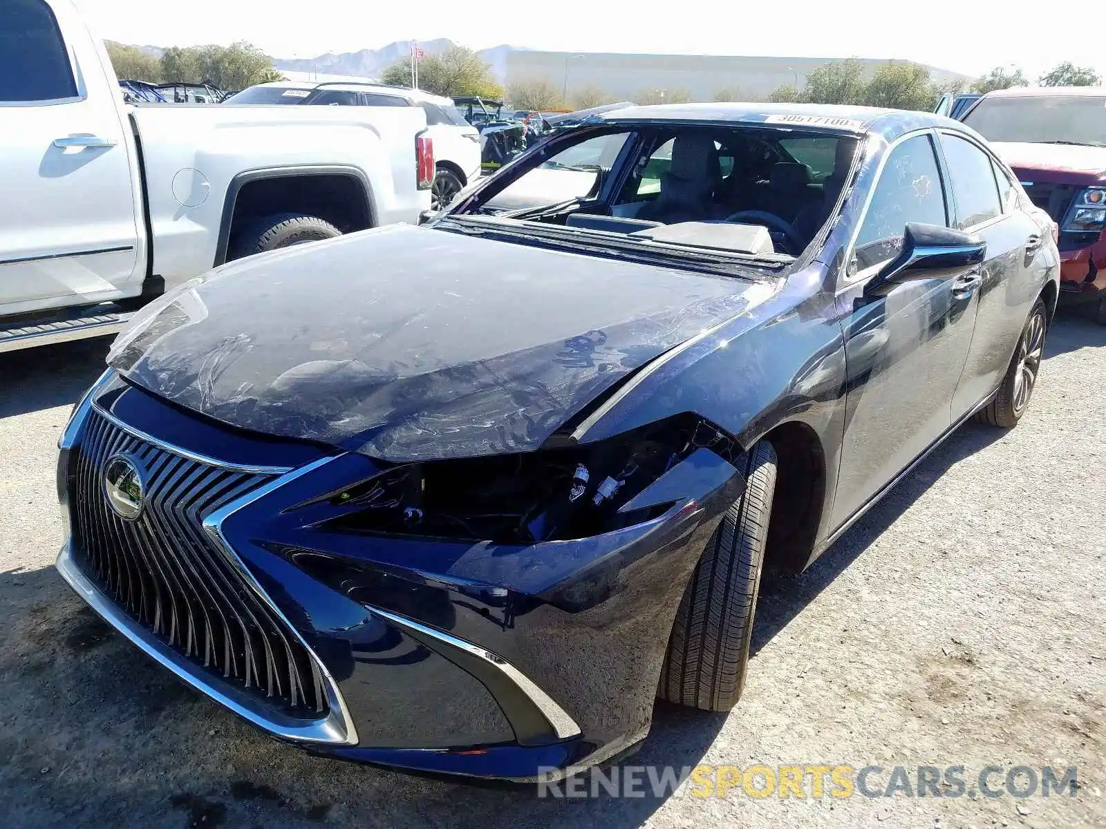 2 Photograph of a damaged car 58ABZ1B1XKU048034 LEXUS ES350 2019