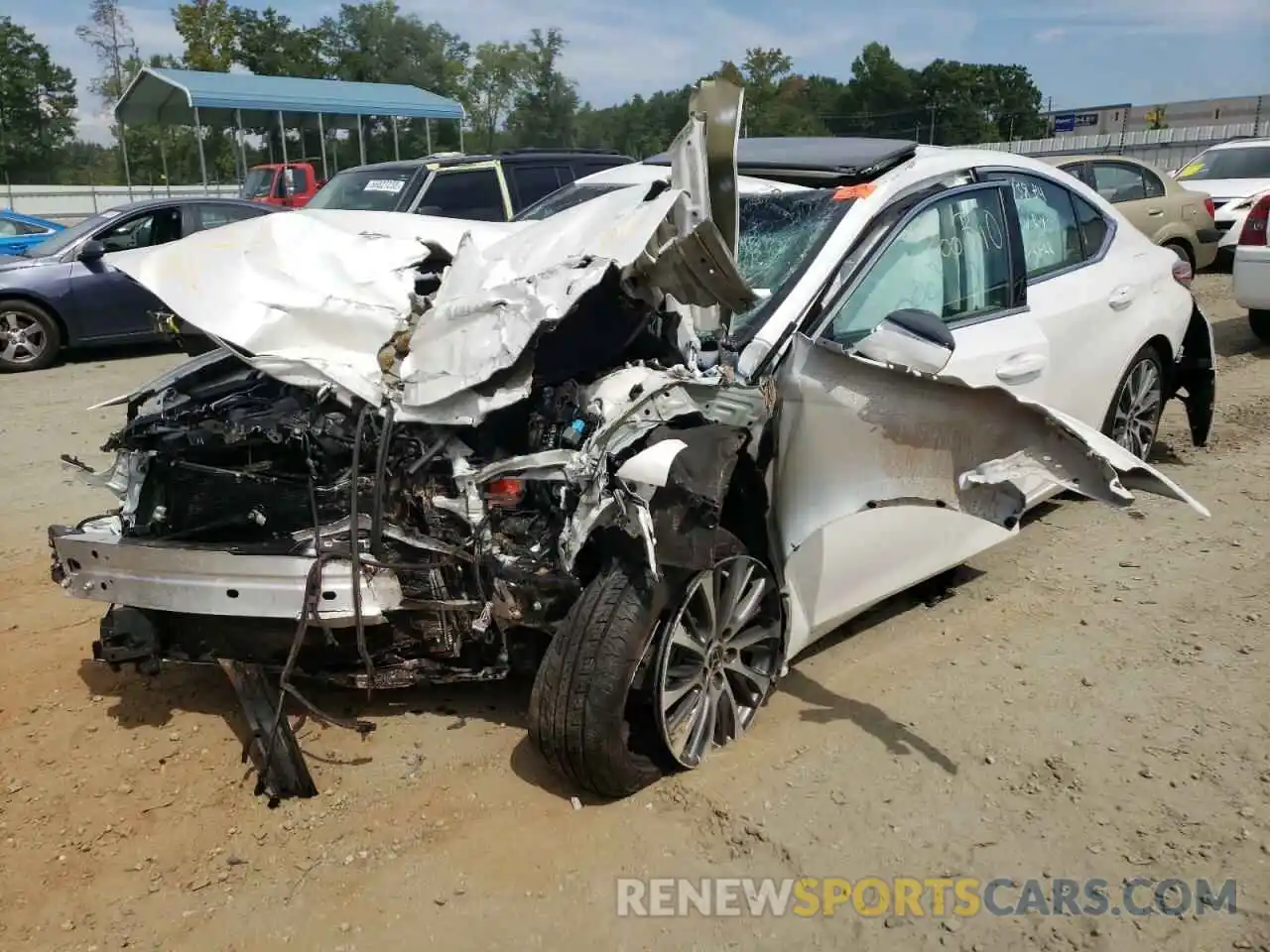 2 Photograph of a damaged car 58ABZ1B1XKU048745 LEXUS ES350 2019