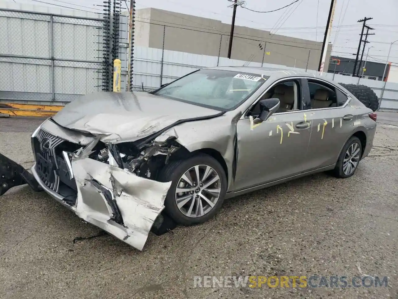 1 Photograph of a damaged car 58ABZ1B1XKU049748 LEXUS ES350 2019