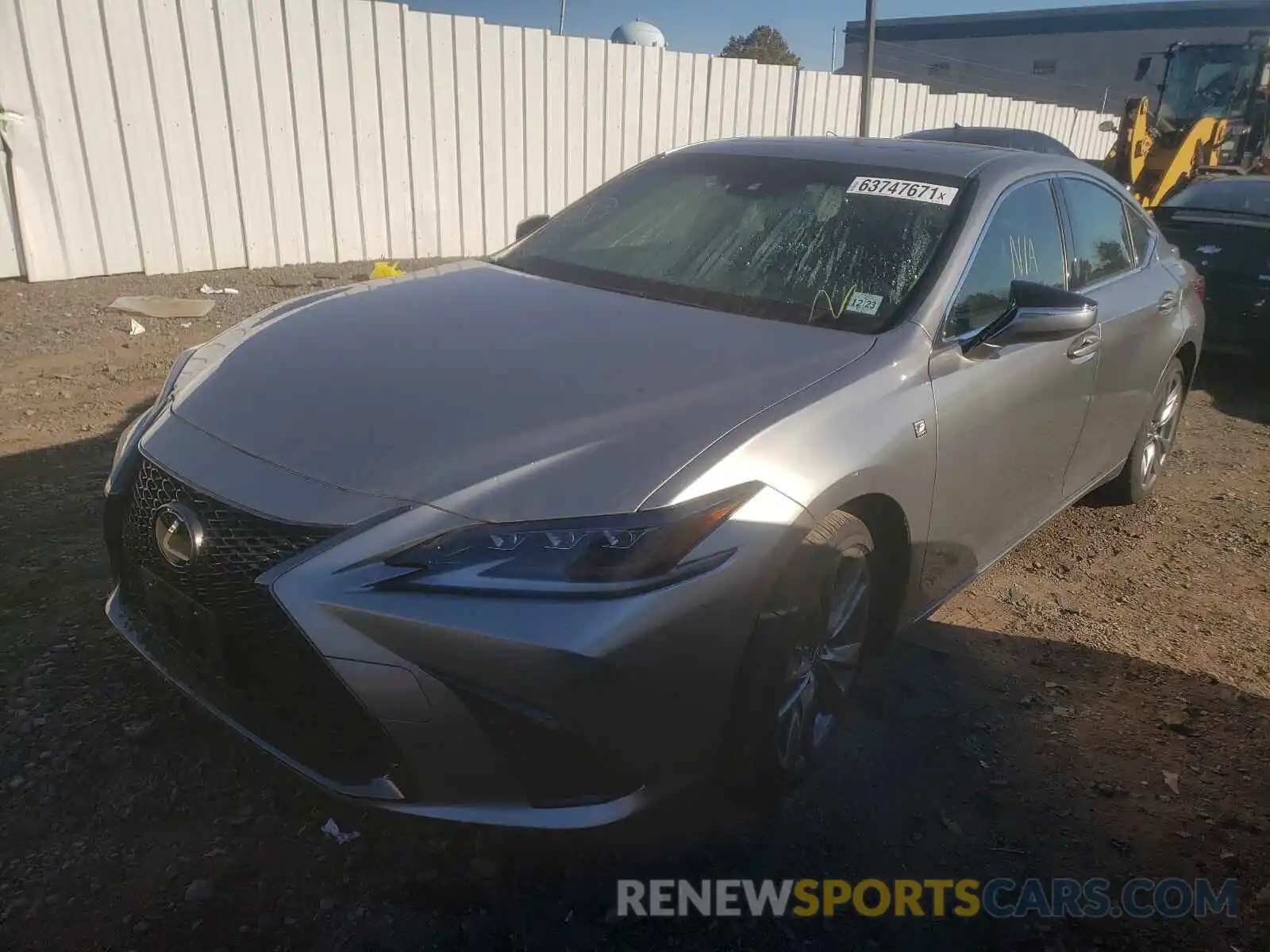 2 Photograph of a damaged car JTHBZ1B11K2003716 LEXUS ES350 2019