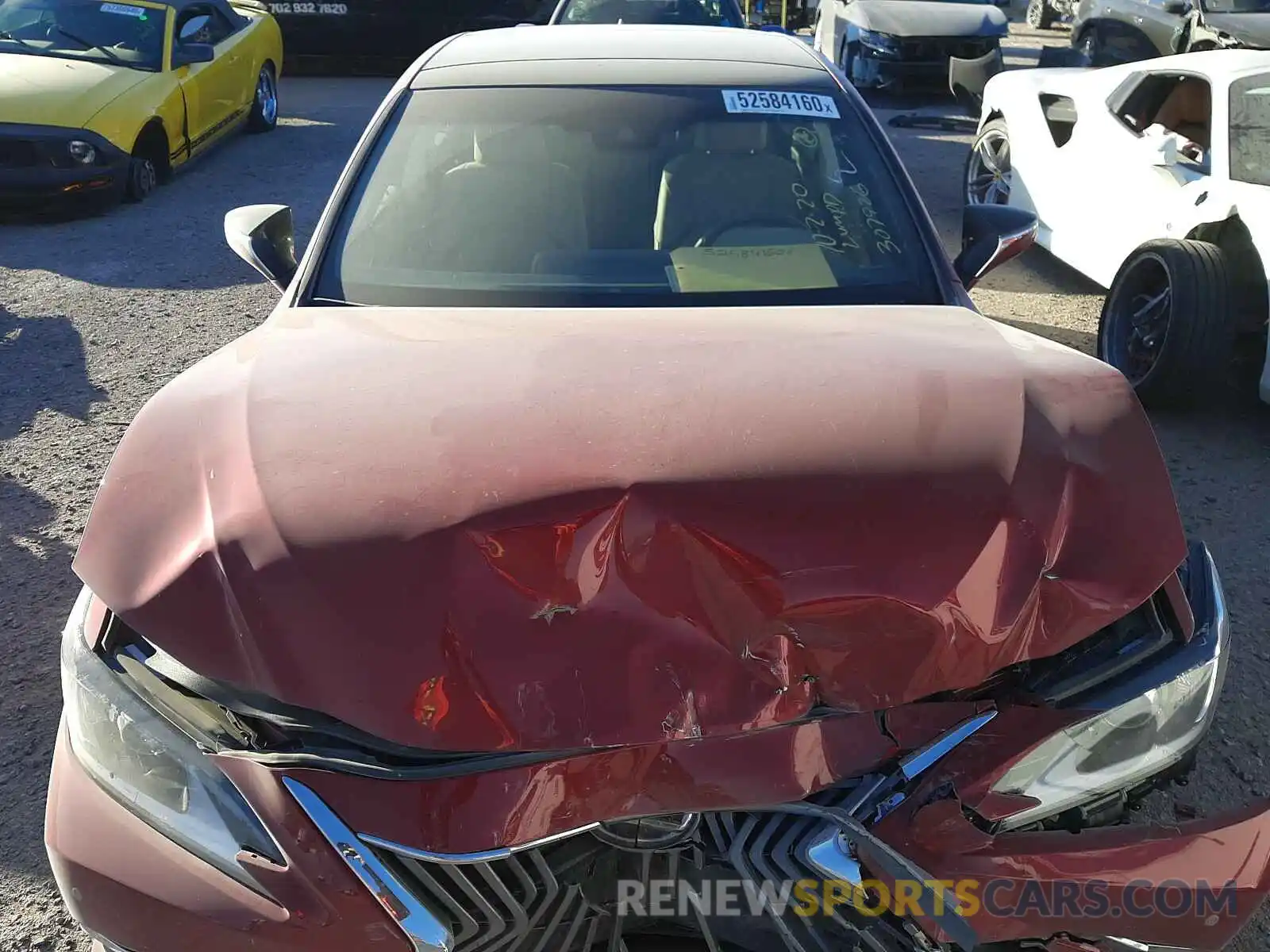 7 Photograph of a damaged car JTHBZ1B14K2002155 LEXUS ES350 2019