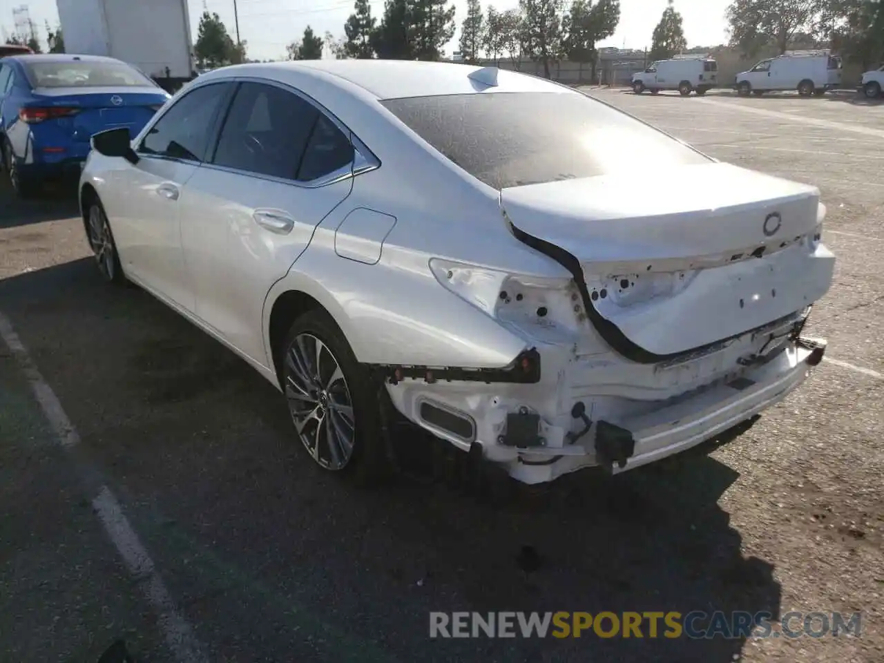 3 Photograph of a damaged car JTHBZ1B16K2003680 LEXUS ES350 2019