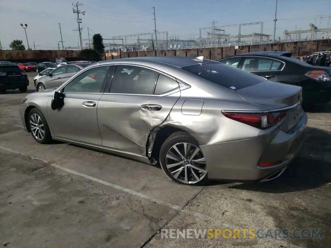 2 Photograph of a damaged car JTHBZ1B16K2004411 LEXUS ES350 2019