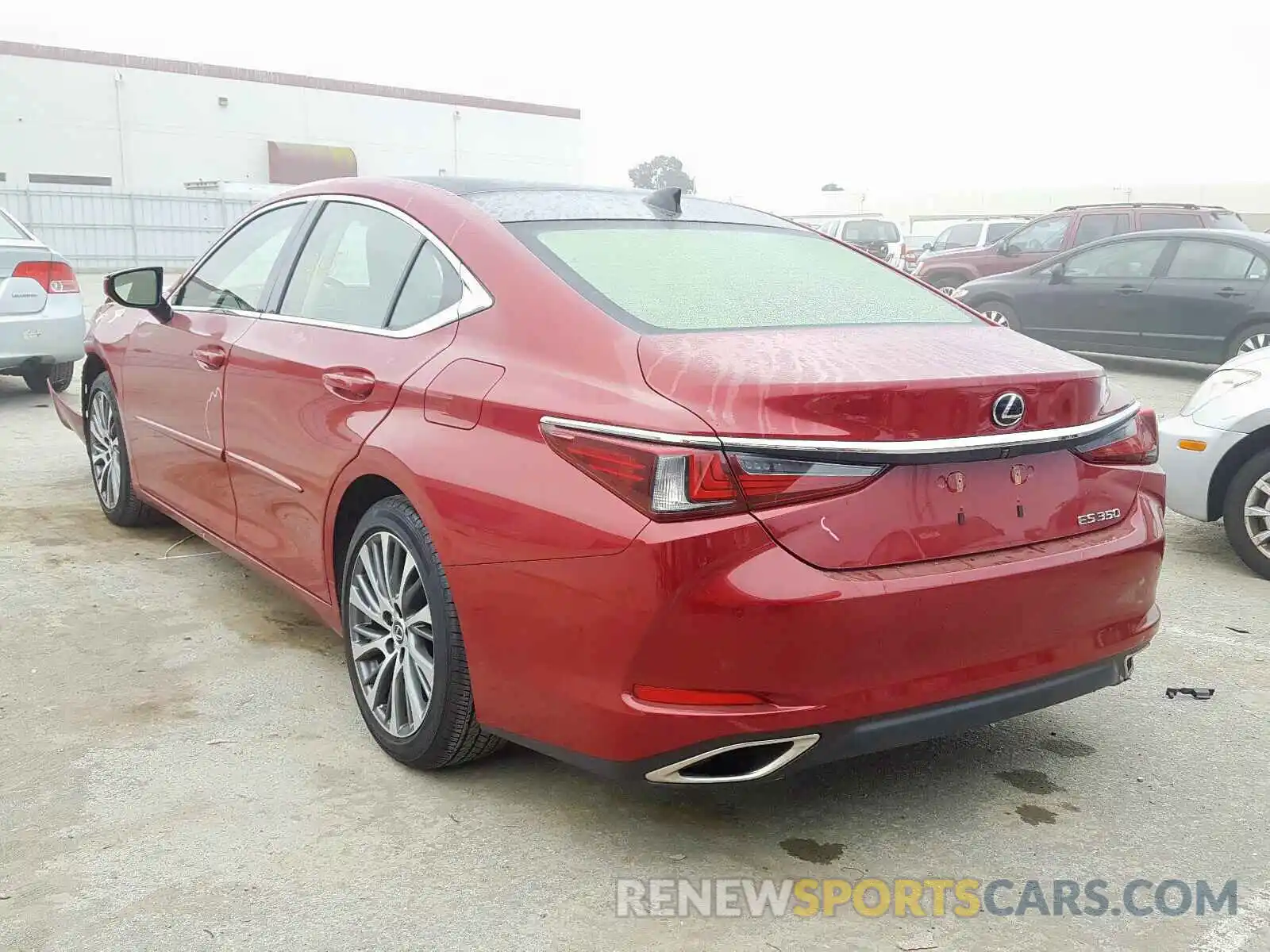 3 Photograph of a damaged car JTHBZ1B17K2001971 LEXUS ES350 2019