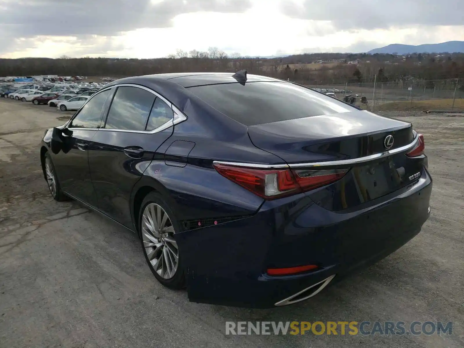 3 Photograph of a damaged car JTHBZ1B17K2002957 LEXUS ES350 2019