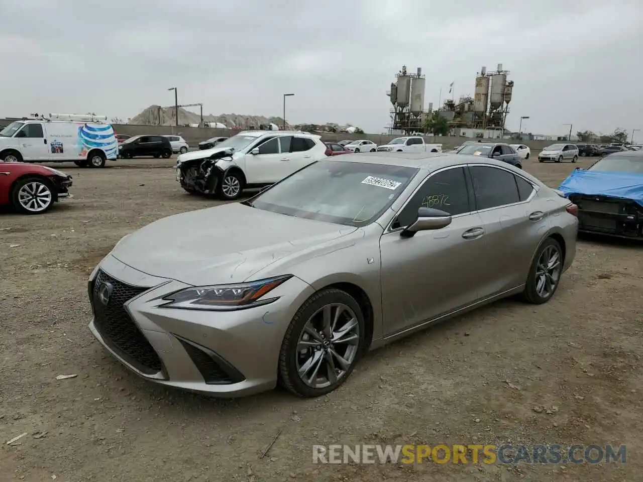 2 Photograph of a damaged car JTHBZ1B1XK2000720 LEXUS ES350 2019