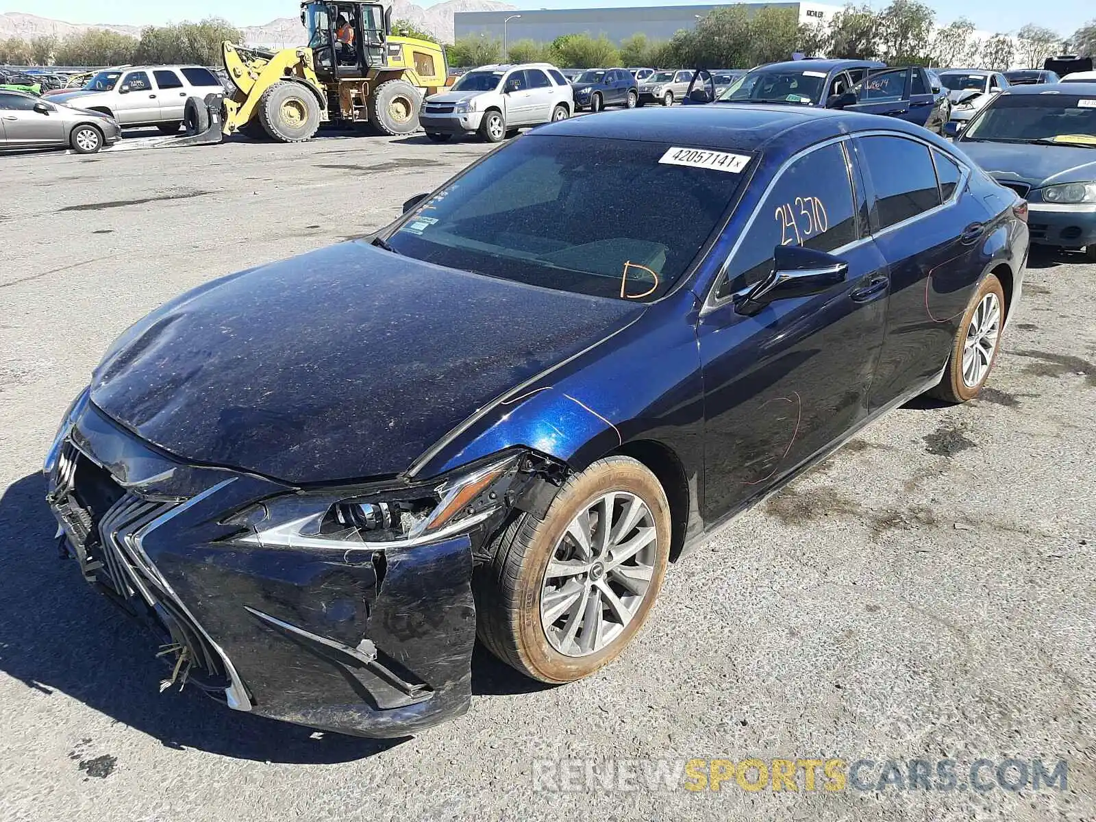 2 Photograph of a damaged car 58ACZ1B13LU058457 LEXUS ES350 2020