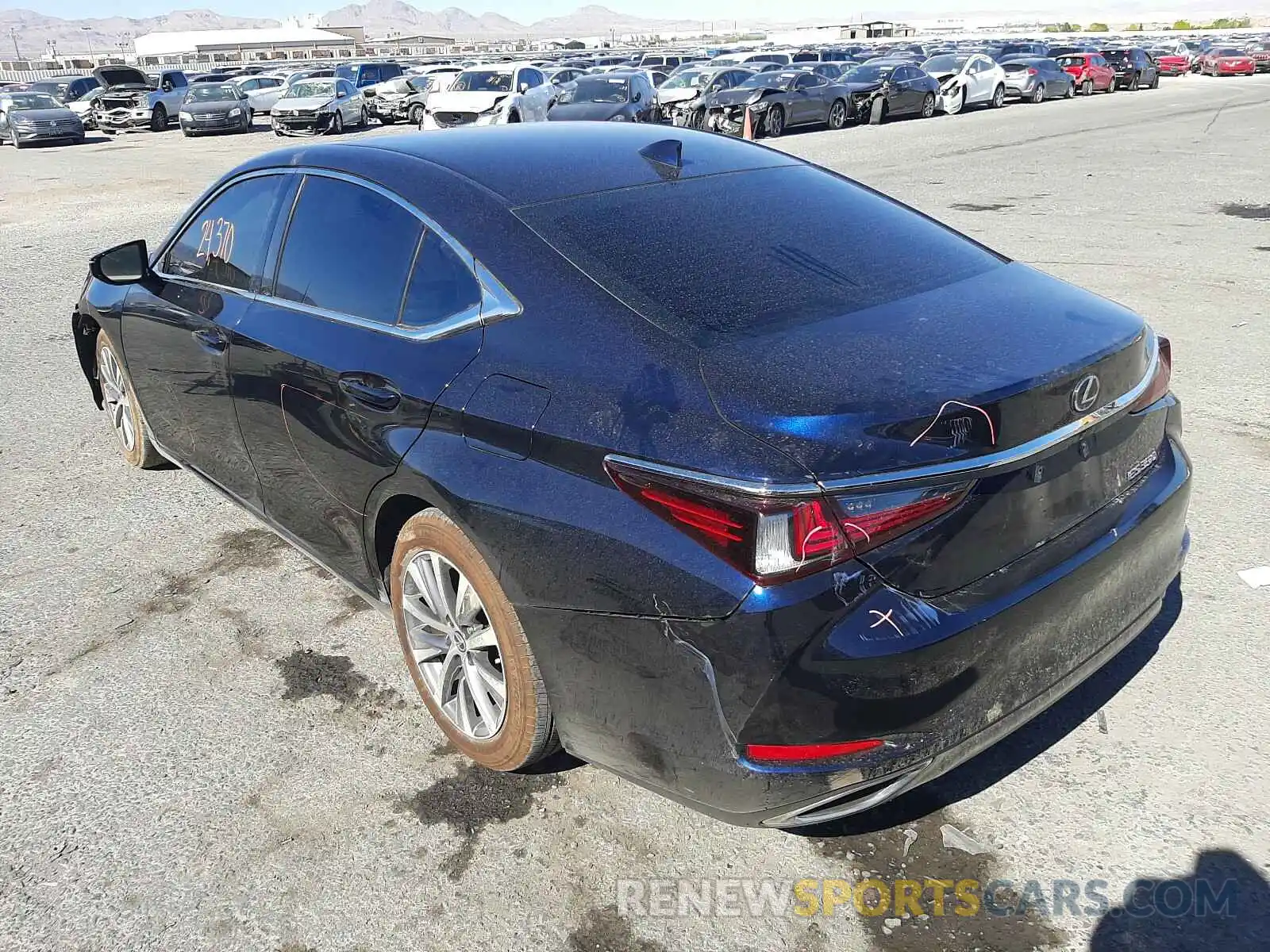 3 Photograph of a damaged car 58ACZ1B13LU058457 LEXUS ES350 2020