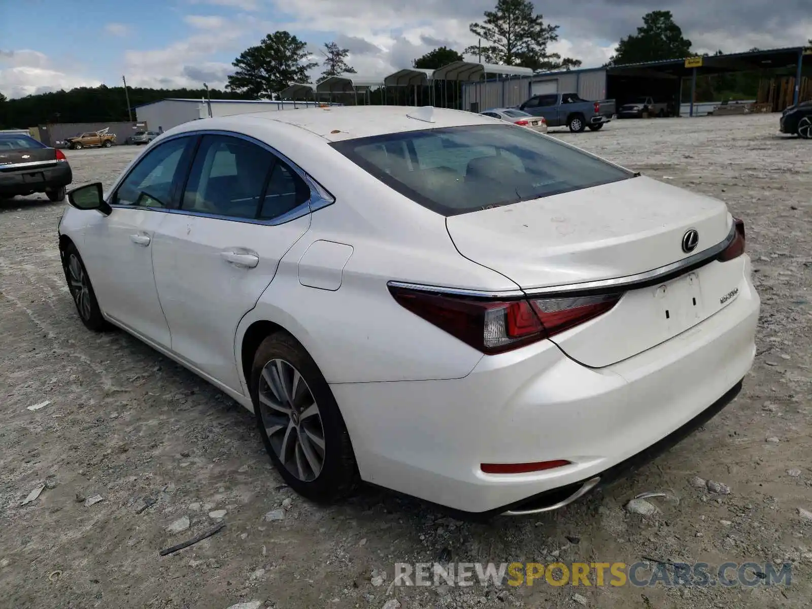 3 Photograph of a damaged car 58ACZ1B13LU059866 LEXUS ES350 2020