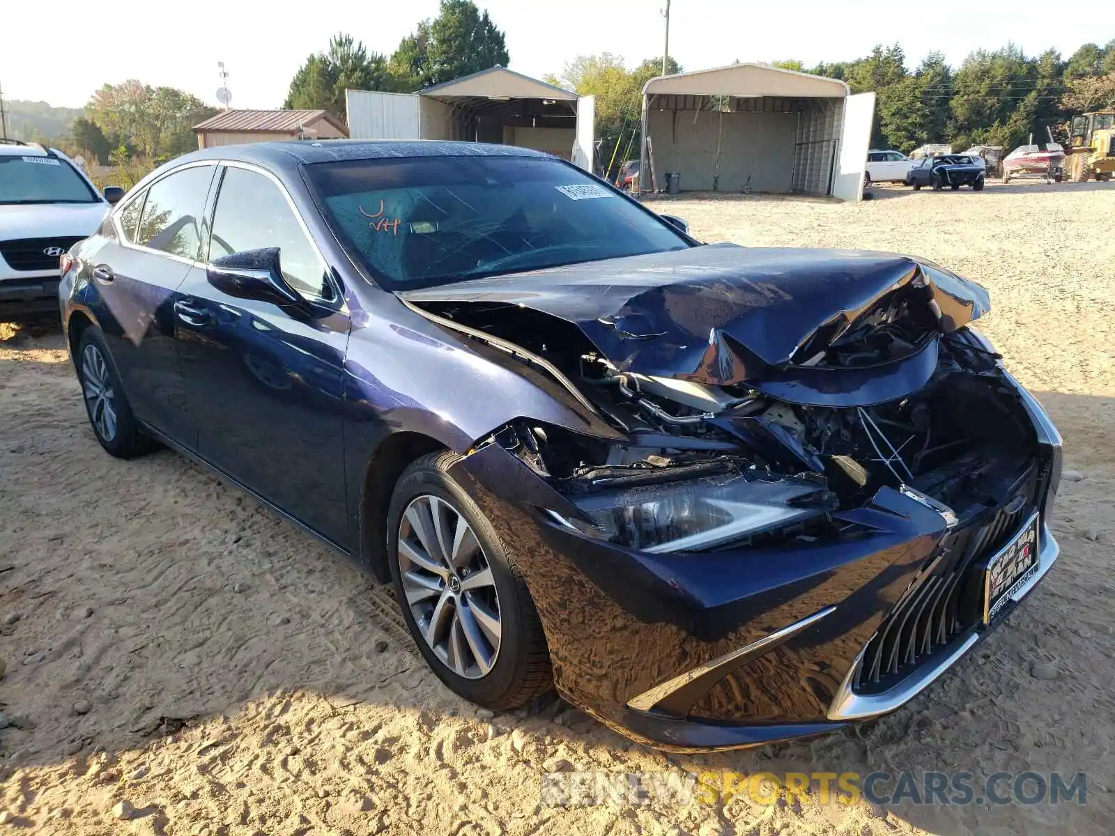 1 Photograph of a damaged car 58ACZ1B1XLU056821 LEXUS ES350 2020