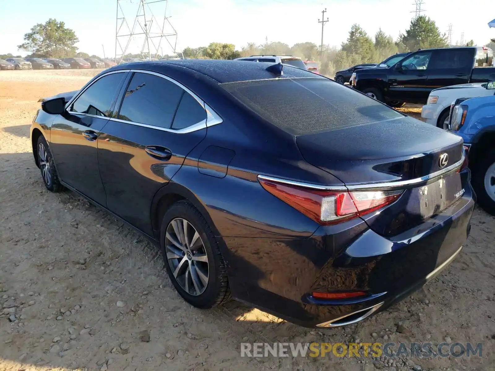 3 Photograph of a damaged car 58ACZ1B1XLU056821 LEXUS ES350 2020