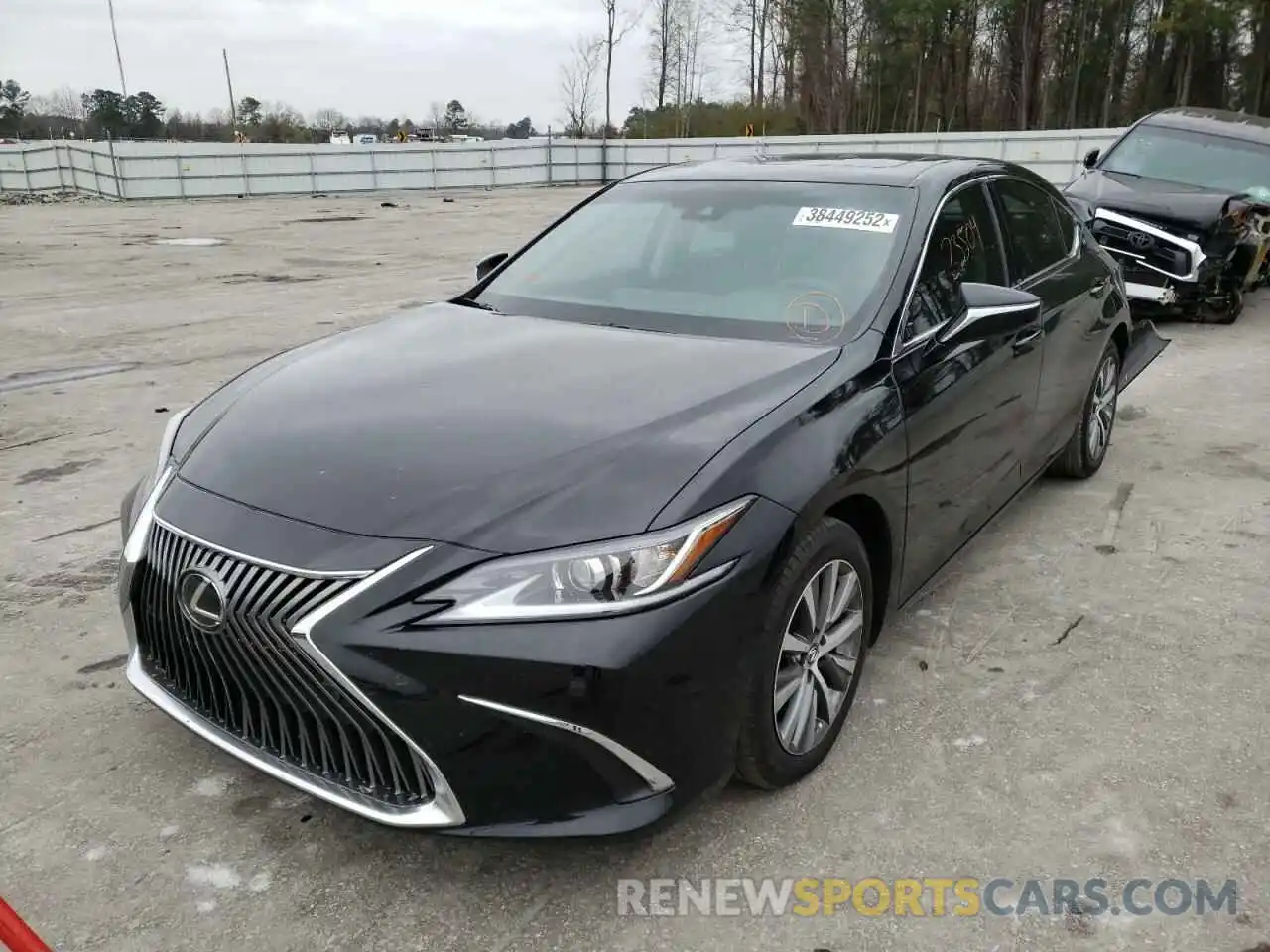 2 Photograph of a damaged car 58ADZ1B10LU072188 LEXUS ES350 2020