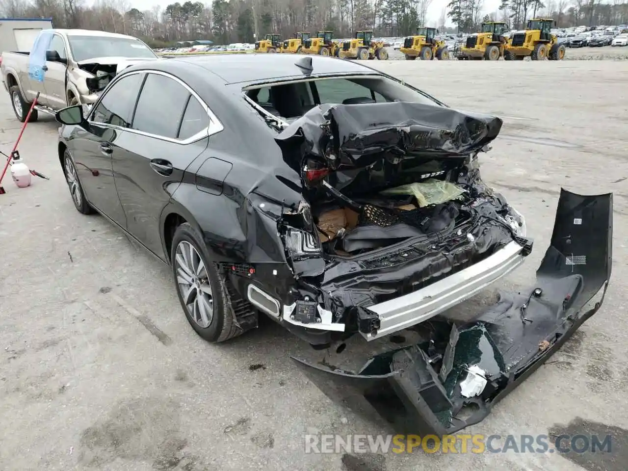 3 Photograph of a damaged car 58ADZ1B10LU072188 LEXUS ES350 2020