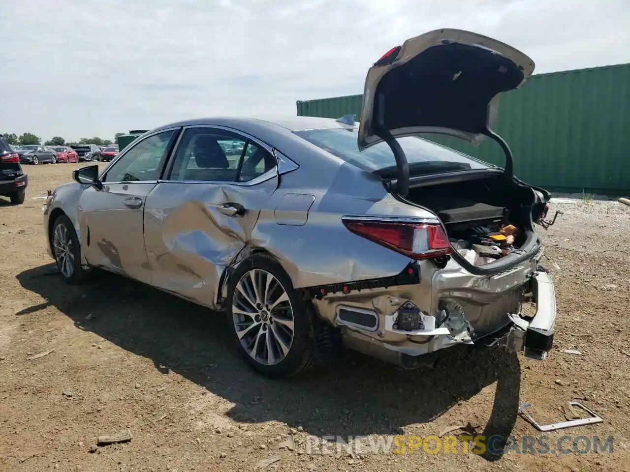 3 Photograph of a damaged car 58ADZ1B11LU053472 LEXUS ES350 2020