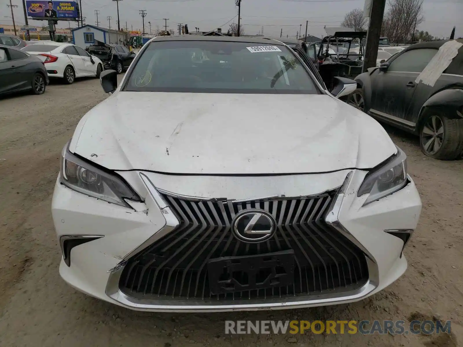 9 Photograph of a damaged car 58ADZ1B11LU060115 LEXUS ES350 2020