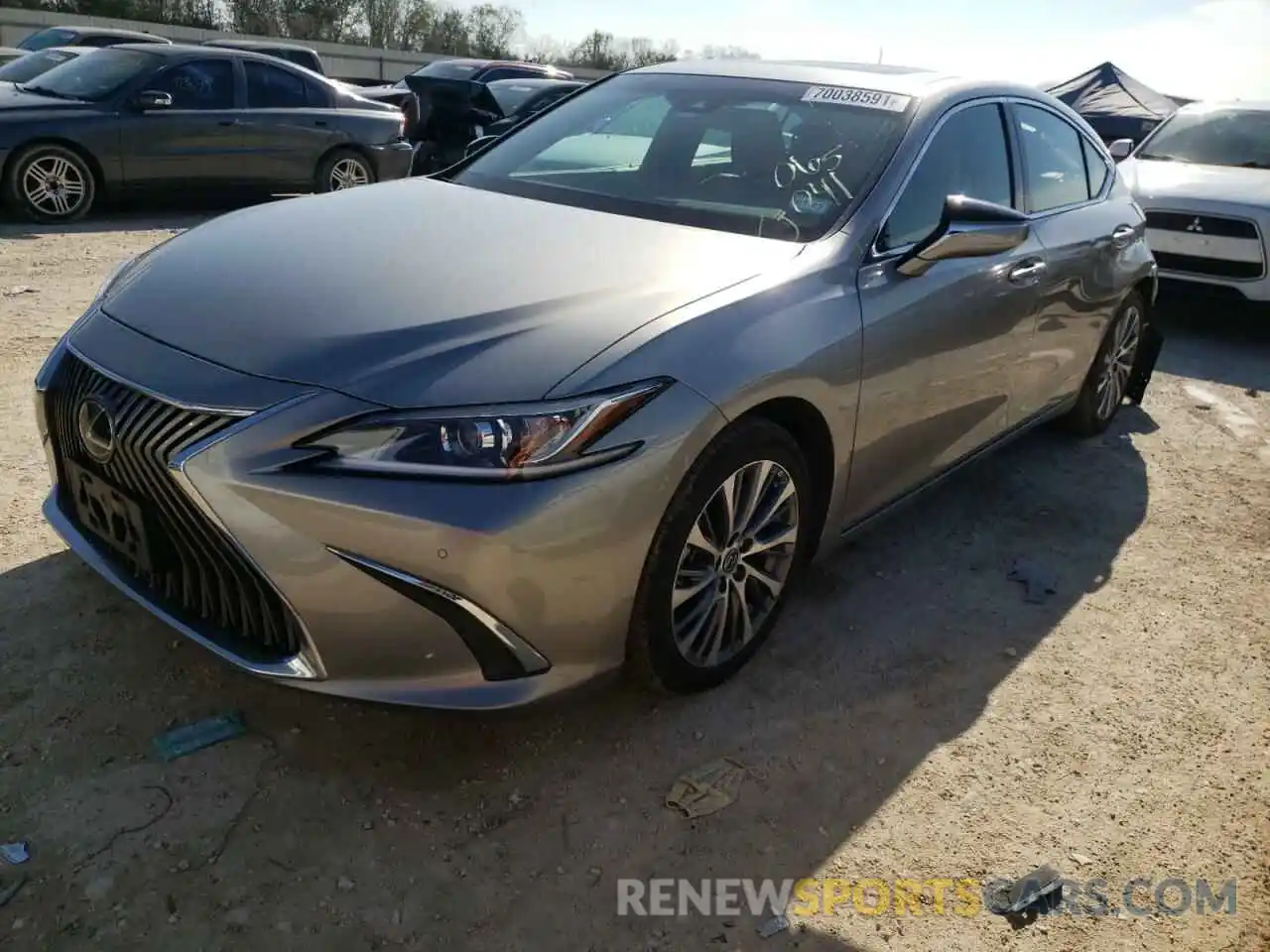 2 Photograph of a damaged car 58ADZ1B11LU065041 LEXUS ES350 2020