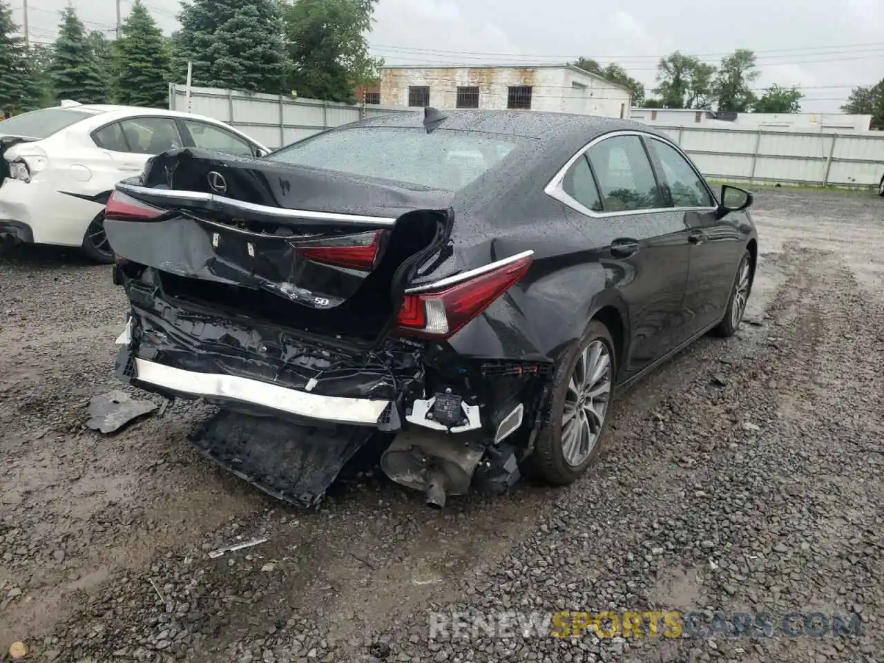 4 Photograph of a damaged car 58ADZ1B12LU053495 LEXUS ES350 2020