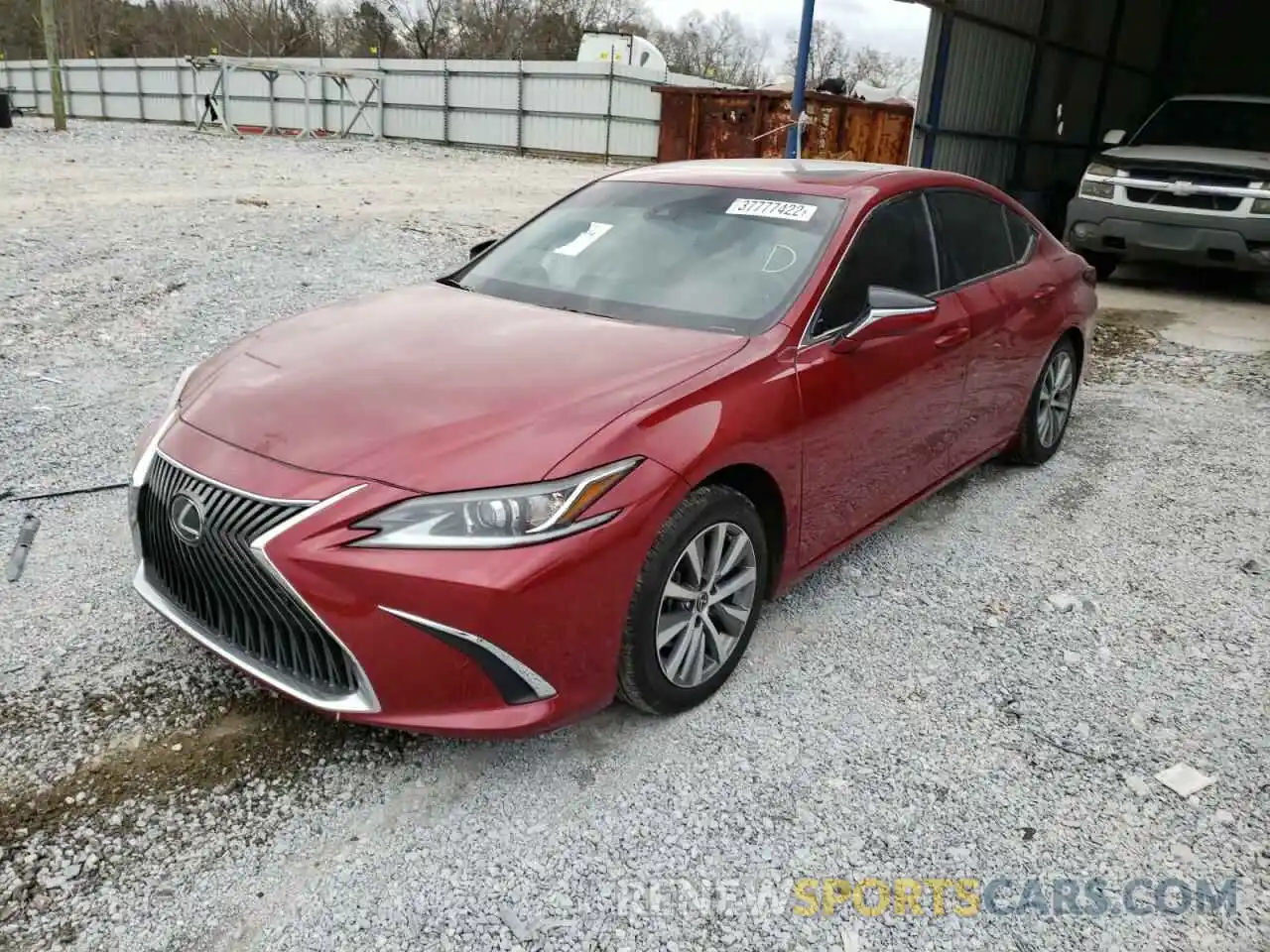 2 Photograph of a damaged car 58ADZ1B12LU054680 LEXUS ES350 2020