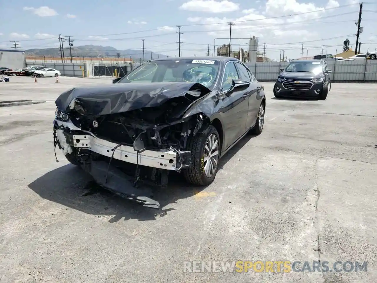 2 Photograph of a damaged car 58ADZ1B12LU058793 LEXUS ES350 2020