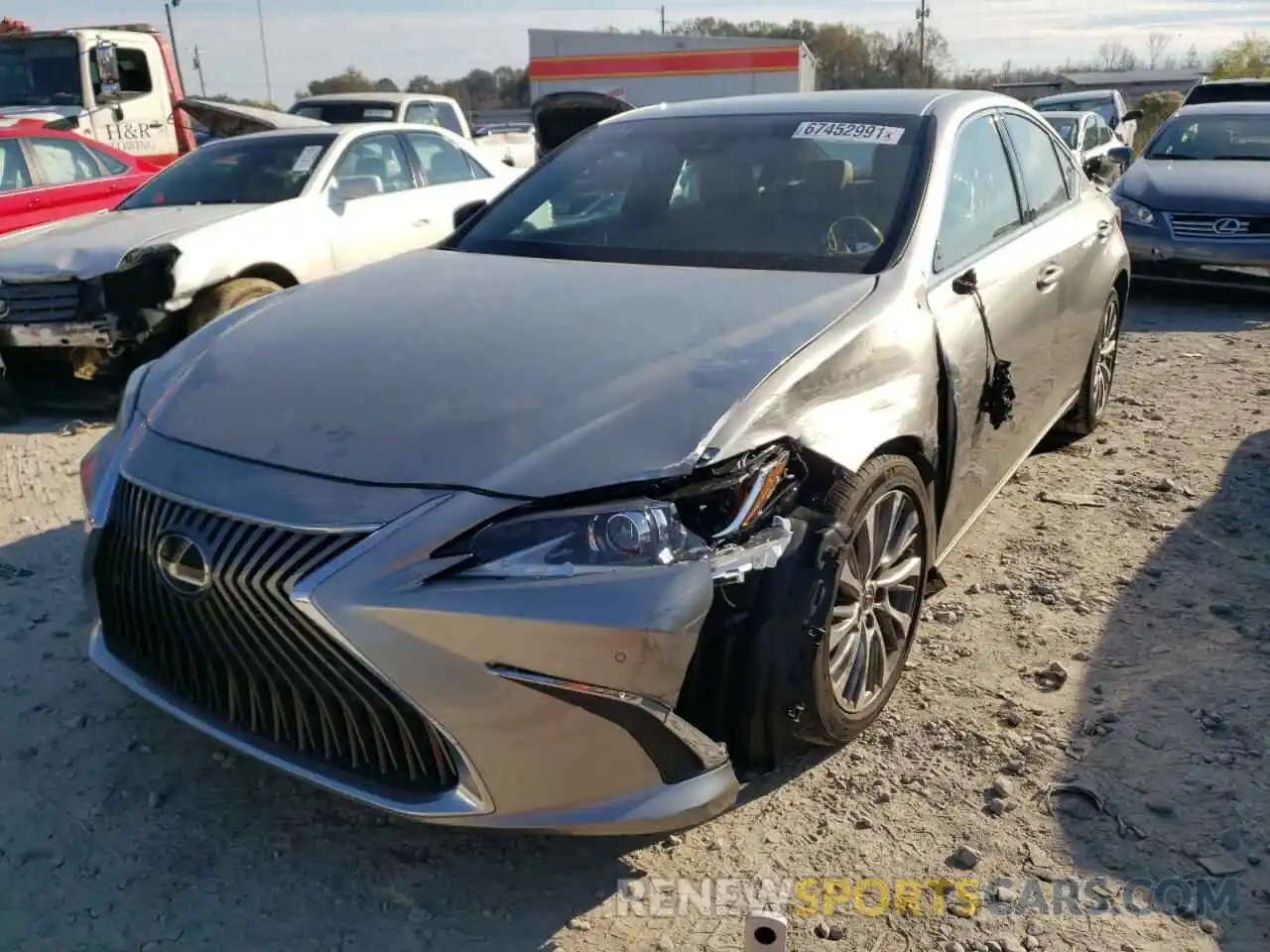 2 Фотография поврежденного автомобиля 58ADZ1B12LU066473 LEXUS ES350 2020