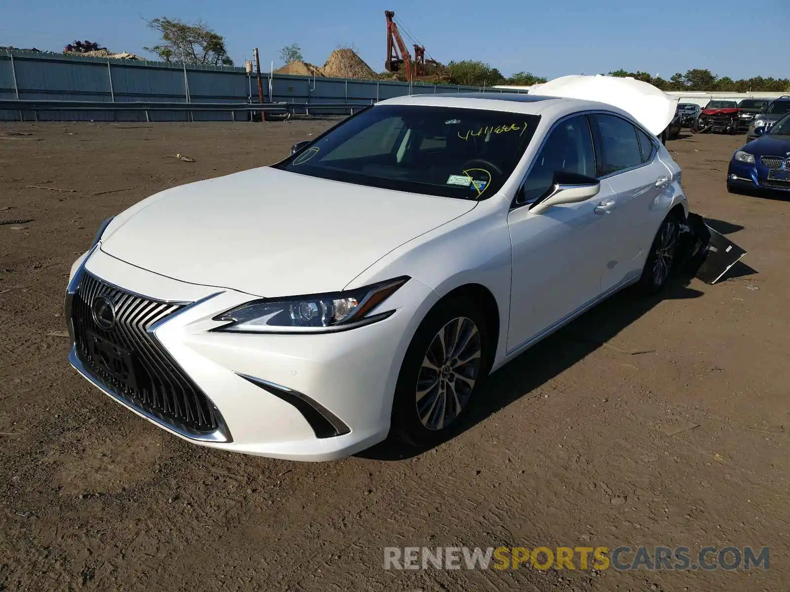 2 Photograph of a damaged car 58ADZ1B12LU080132 LEXUS ES350 2020