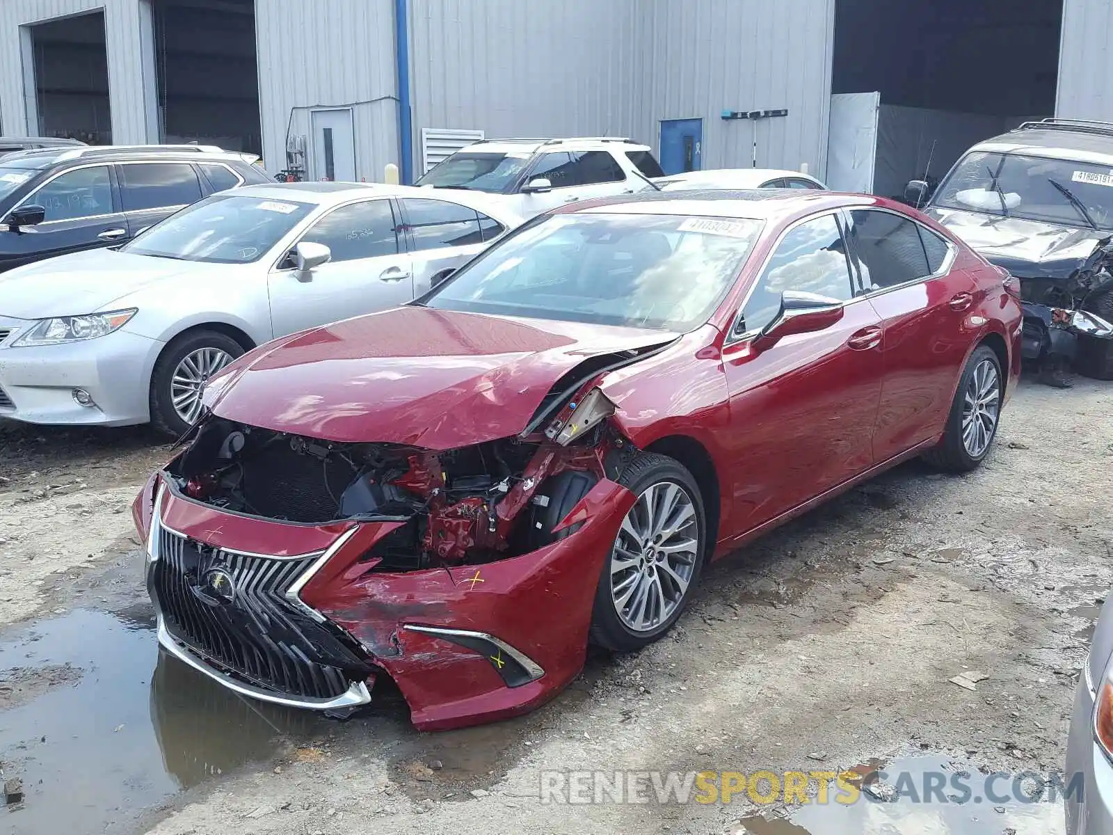 2 Photograph of a damaged car 58ADZ1B12LU080714 LEXUS ES350 2020