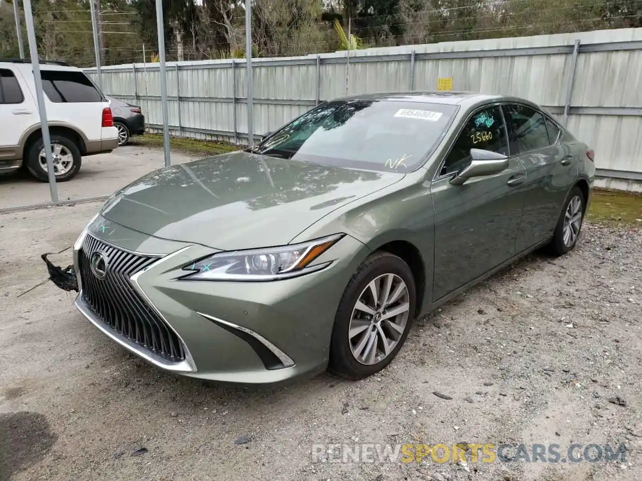 2 Photograph of a damaged car 58ADZ1B13LU052274 LEXUS ES350 2020