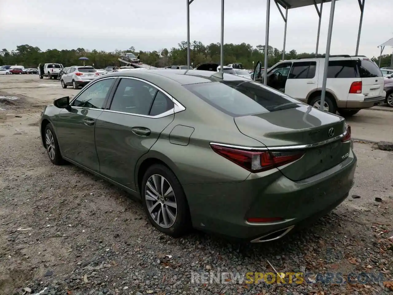 3 Photograph of a damaged car 58ADZ1B13LU052274 LEXUS ES350 2020