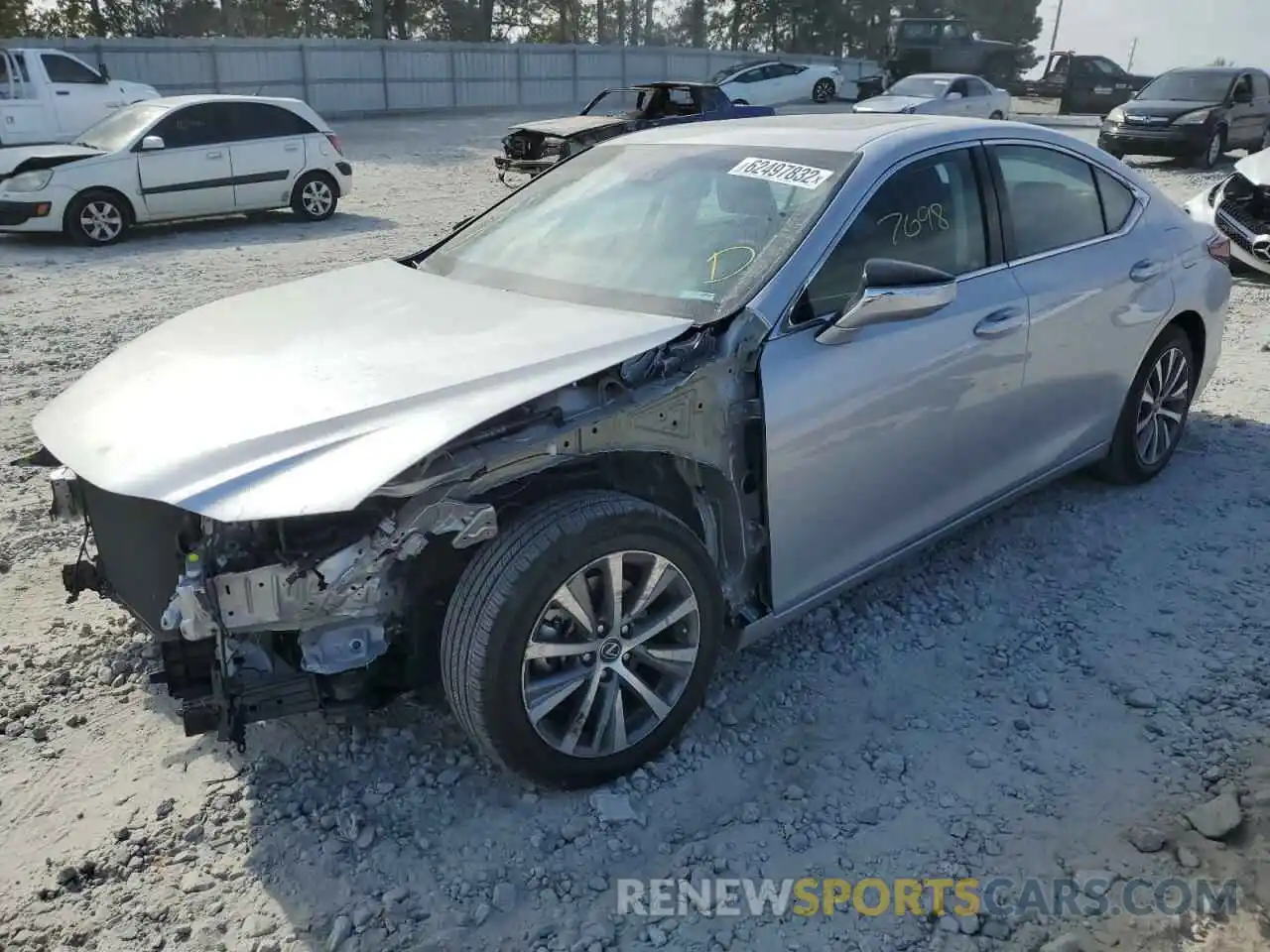 2 Photograph of a damaged car 58ADZ1B13LU060410 LEXUS ES350 2020