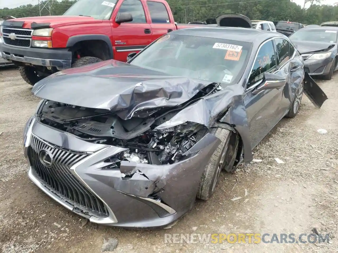 2 Photograph of a damaged car 58ADZ1B13LU065851 LEXUS ES350 2020