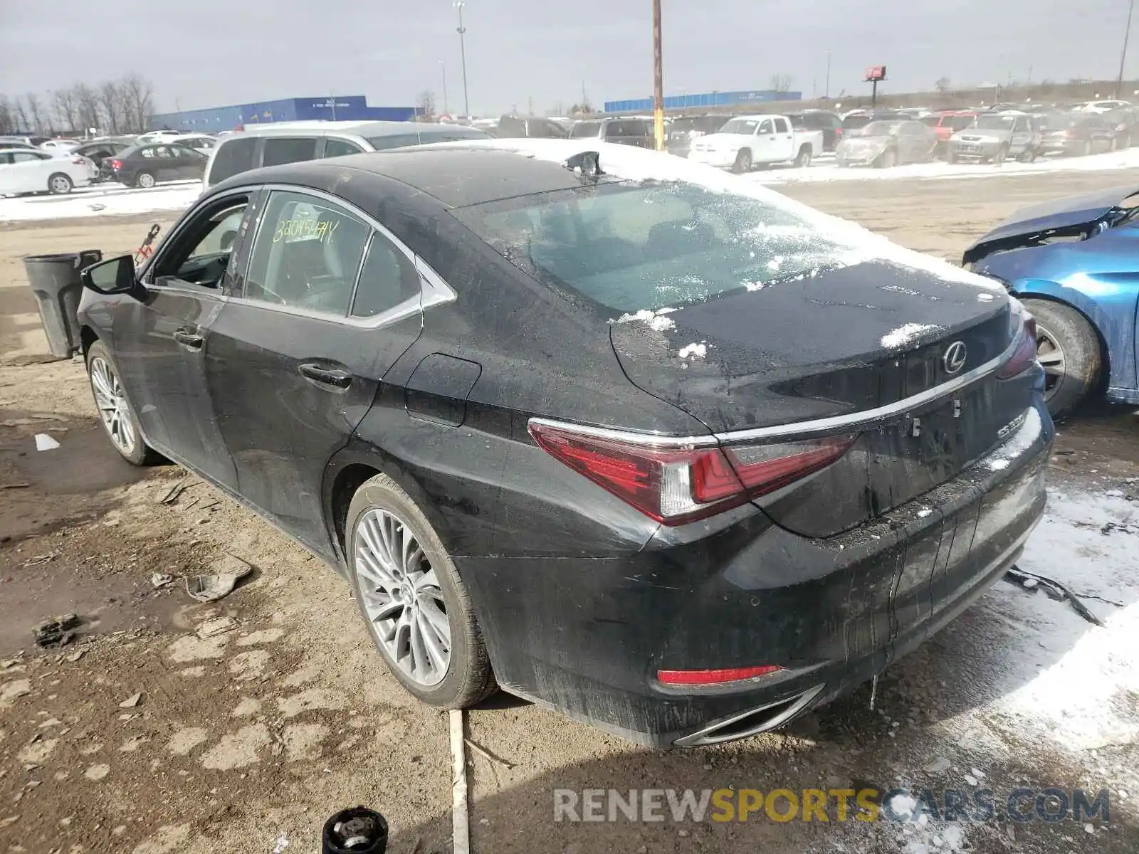 3 Photograph of a damaged car 58ADZ1B14LU056673 LEXUS ES350 2020