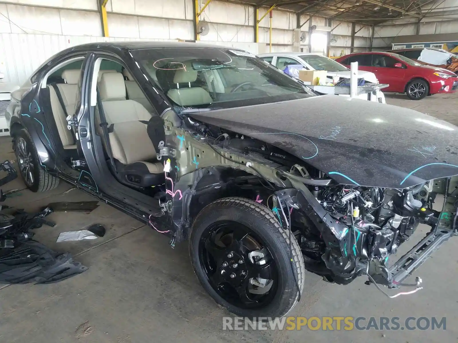 9 Photograph of a damaged car 58ADZ1B14LU061551 LEXUS ES350 2020