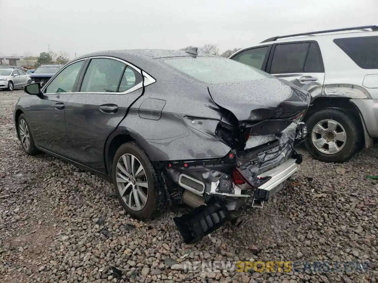 3 Photograph of a damaged car 58ADZ1B15LU051952 LEXUS ES350 2020