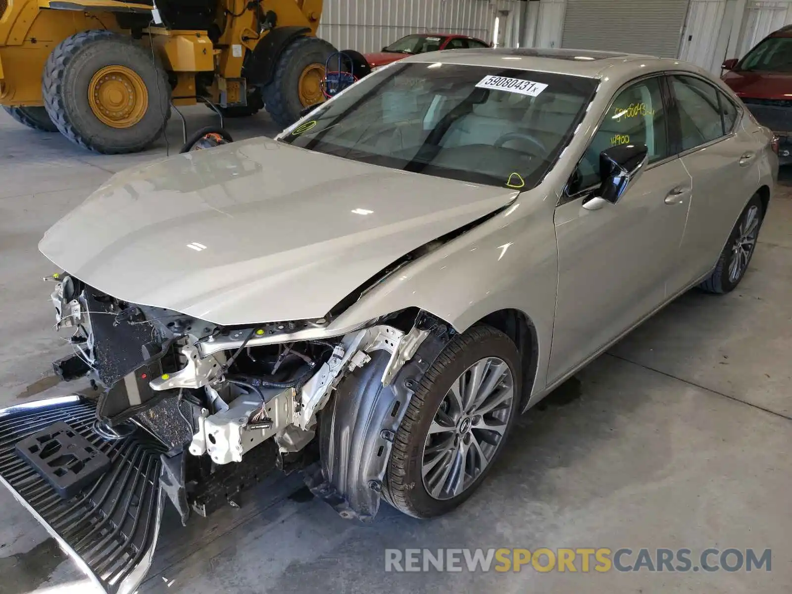 2 Photograph of a damaged car 58ADZ1B15LU052552 LEXUS ES350 2020