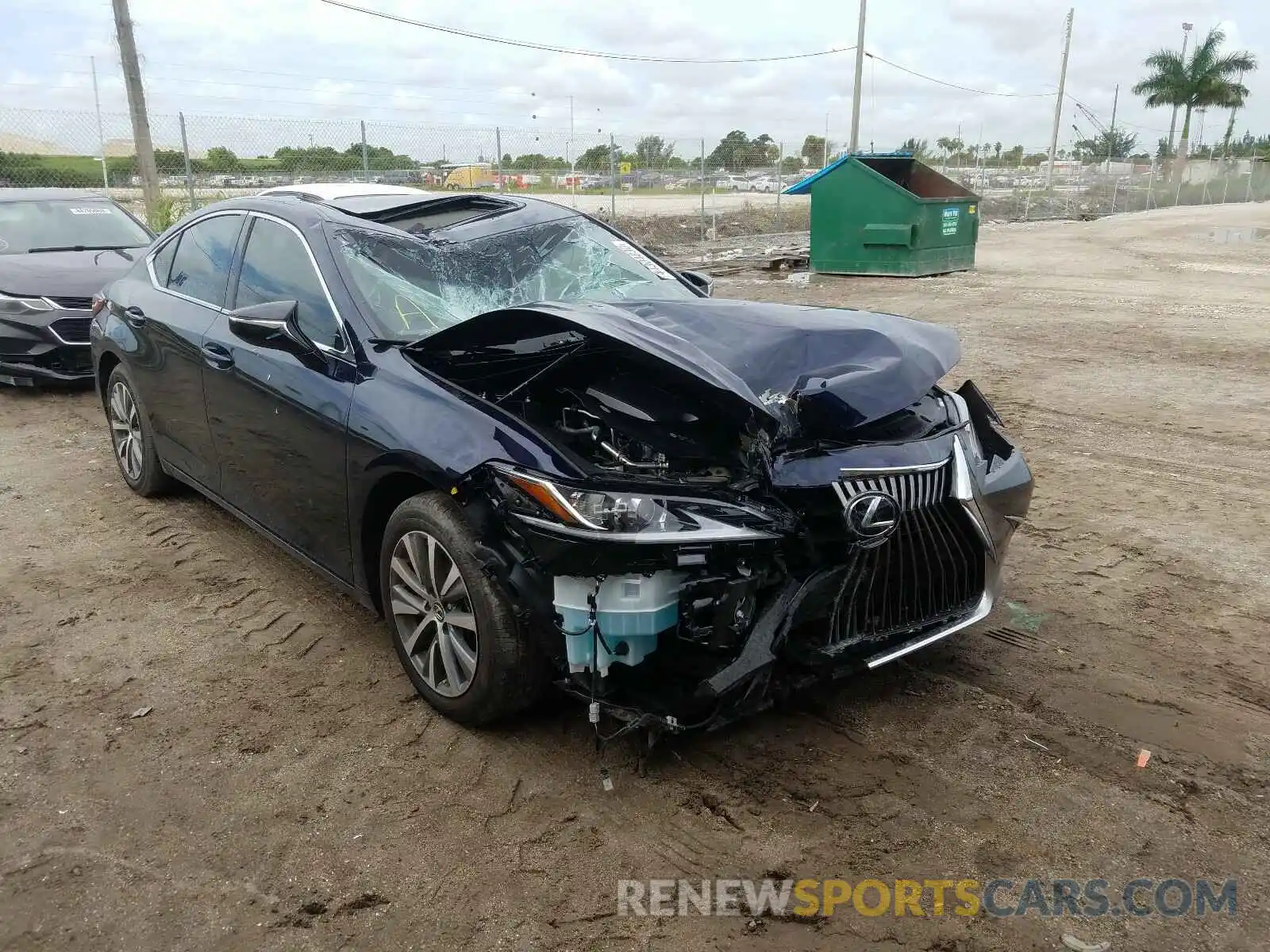 1 Photograph of a damaged car 58ADZ1B15LU058075 LEXUS ES350 2020