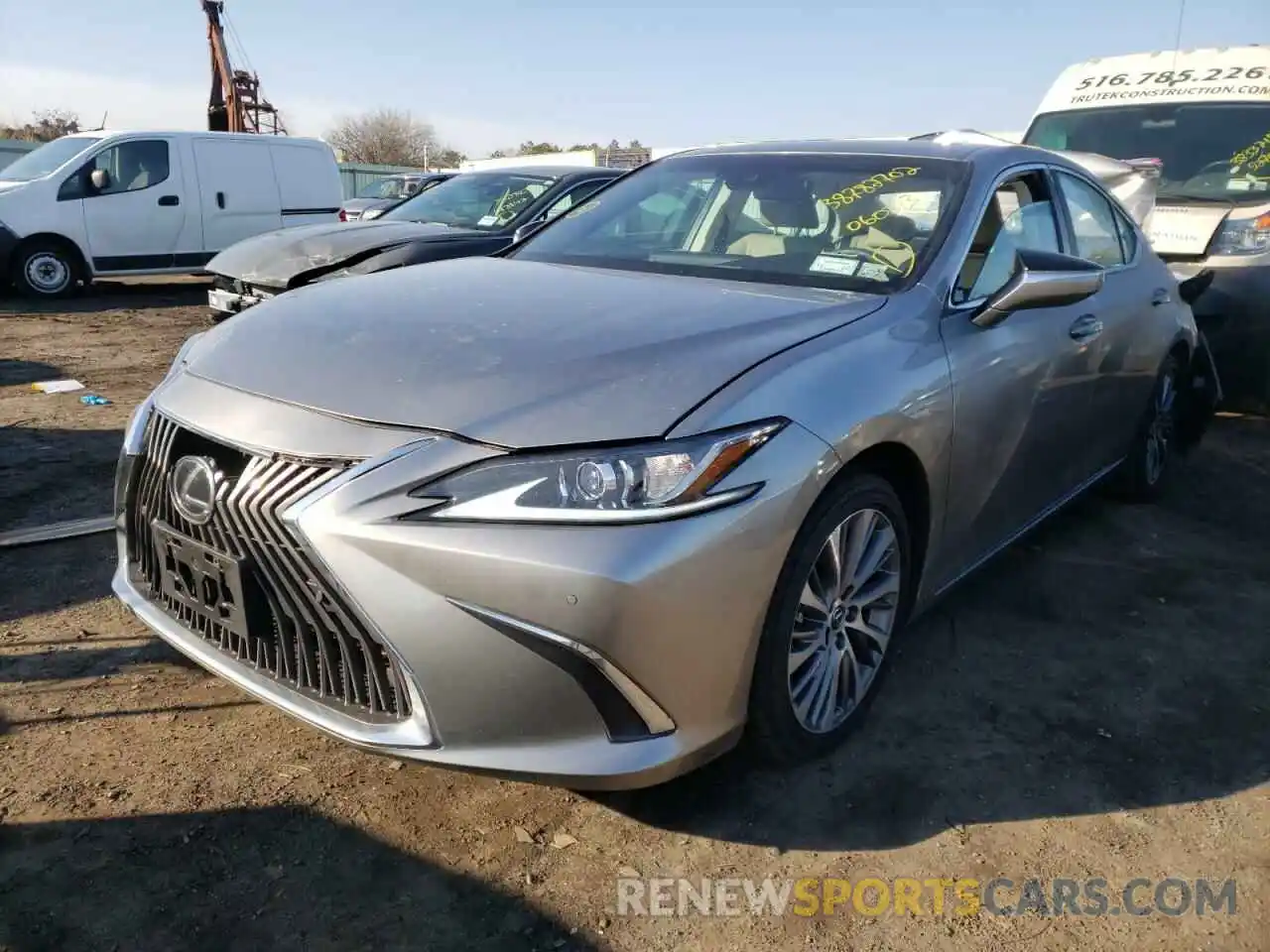 2 Photograph of a damaged car 58ADZ1B15LU060313 LEXUS ES350 2020