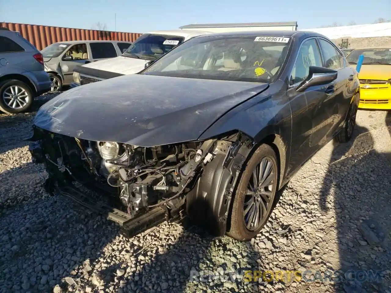 2 Photograph of a damaged car 58ADZ1B15LU069139 LEXUS ES350 2020