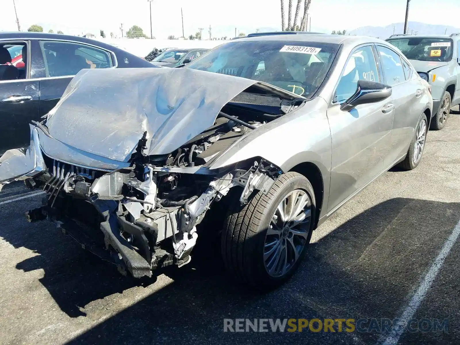 2 Photograph of a damaged car 58ADZ1B15LU074390 LEXUS ES350 2020