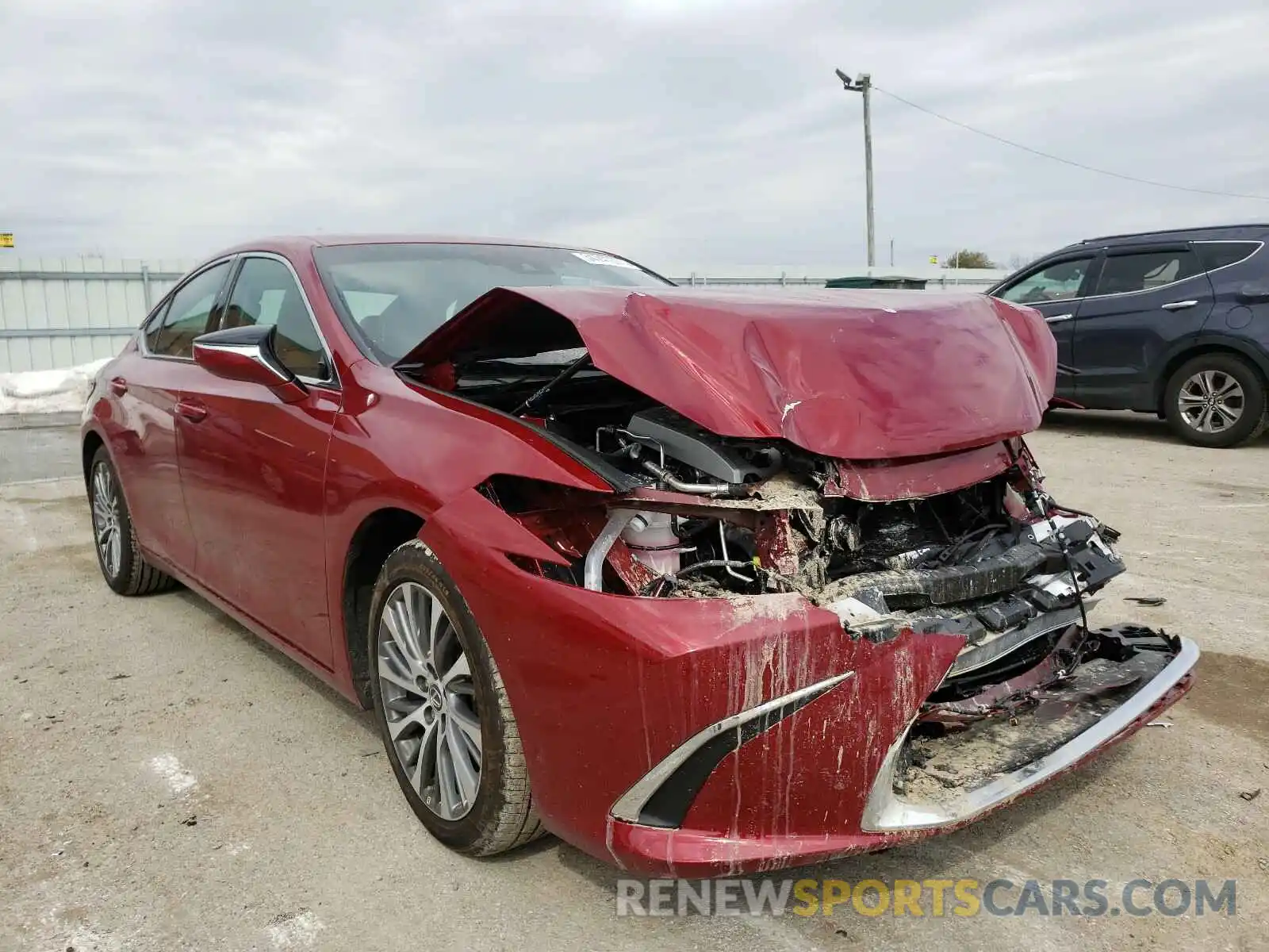 1 Photograph of a damaged car 58ADZ1B15LU075202 LEXUS ES350 2020