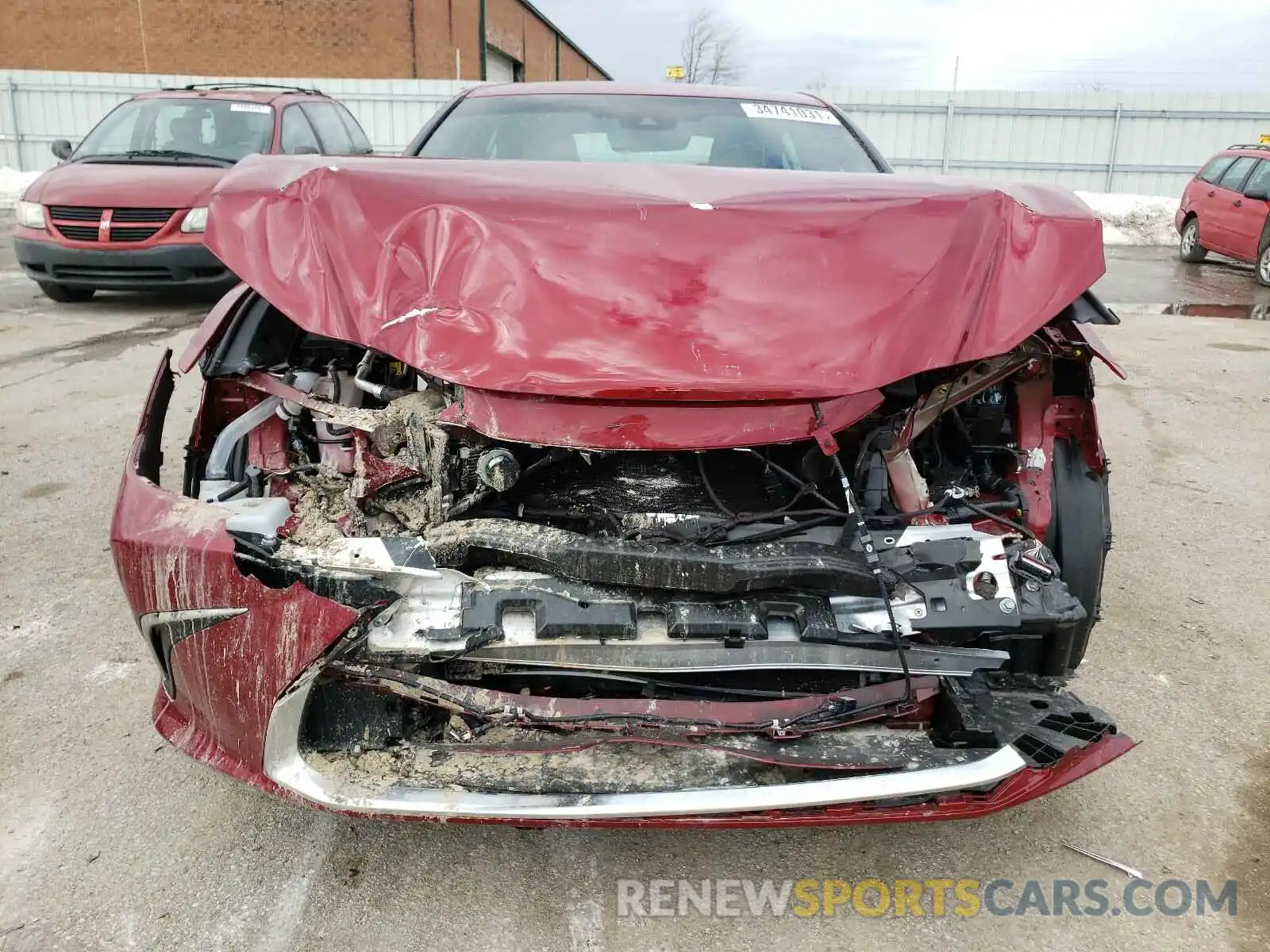 9 Photograph of a damaged car 58ADZ1B15LU075202 LEXUS ES350 2020