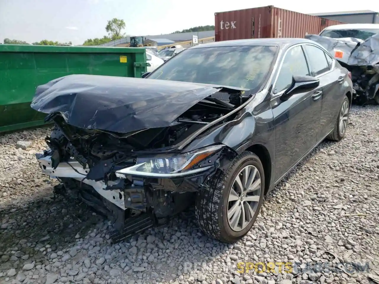 2 Photograph of a damaged car 58ADZ1B15LU078097 LEXUS ES350 2020