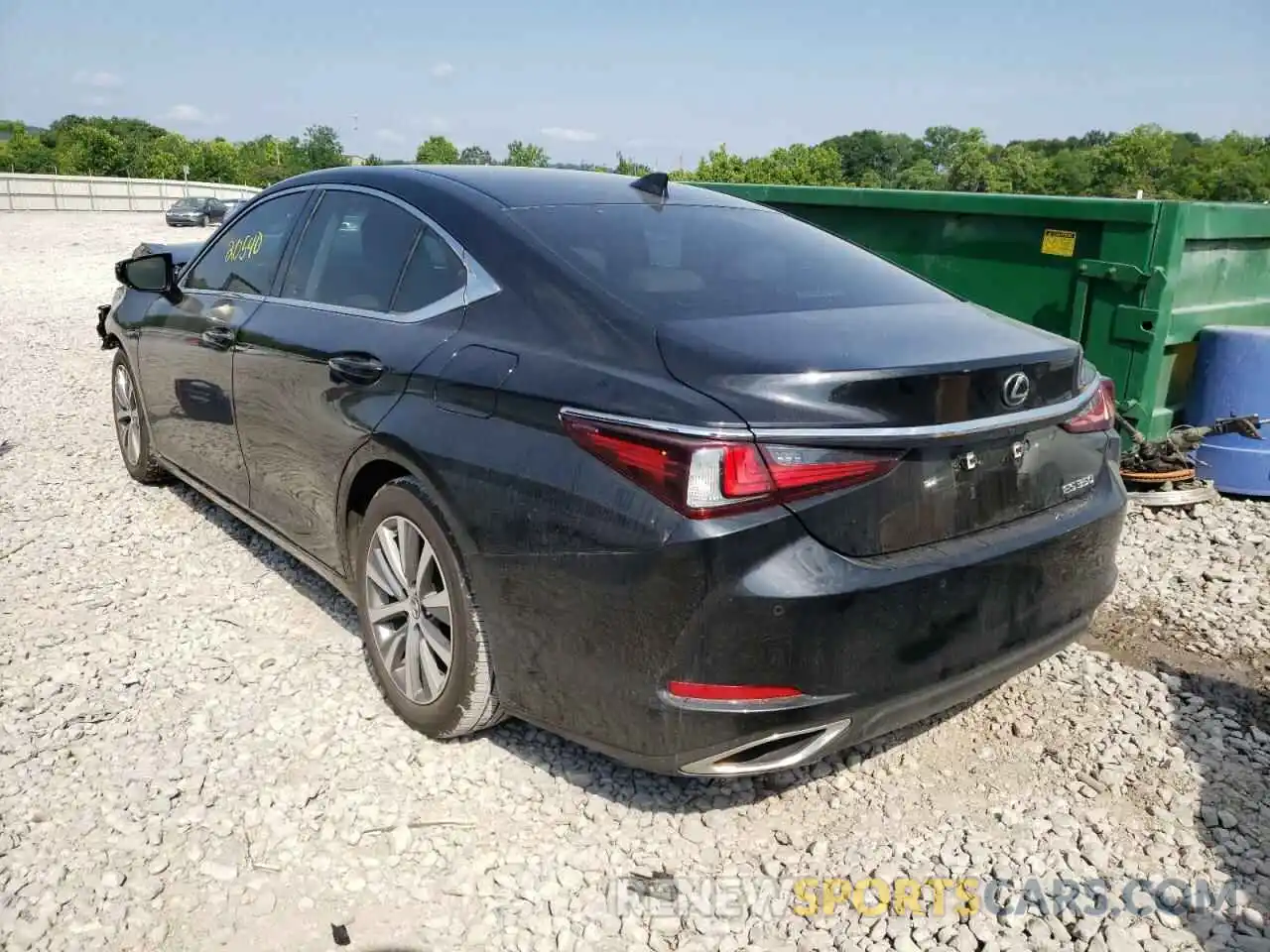 3 Photograph of a damaged car 58ADZ1B15LU078097 LEXUS ES350 2020