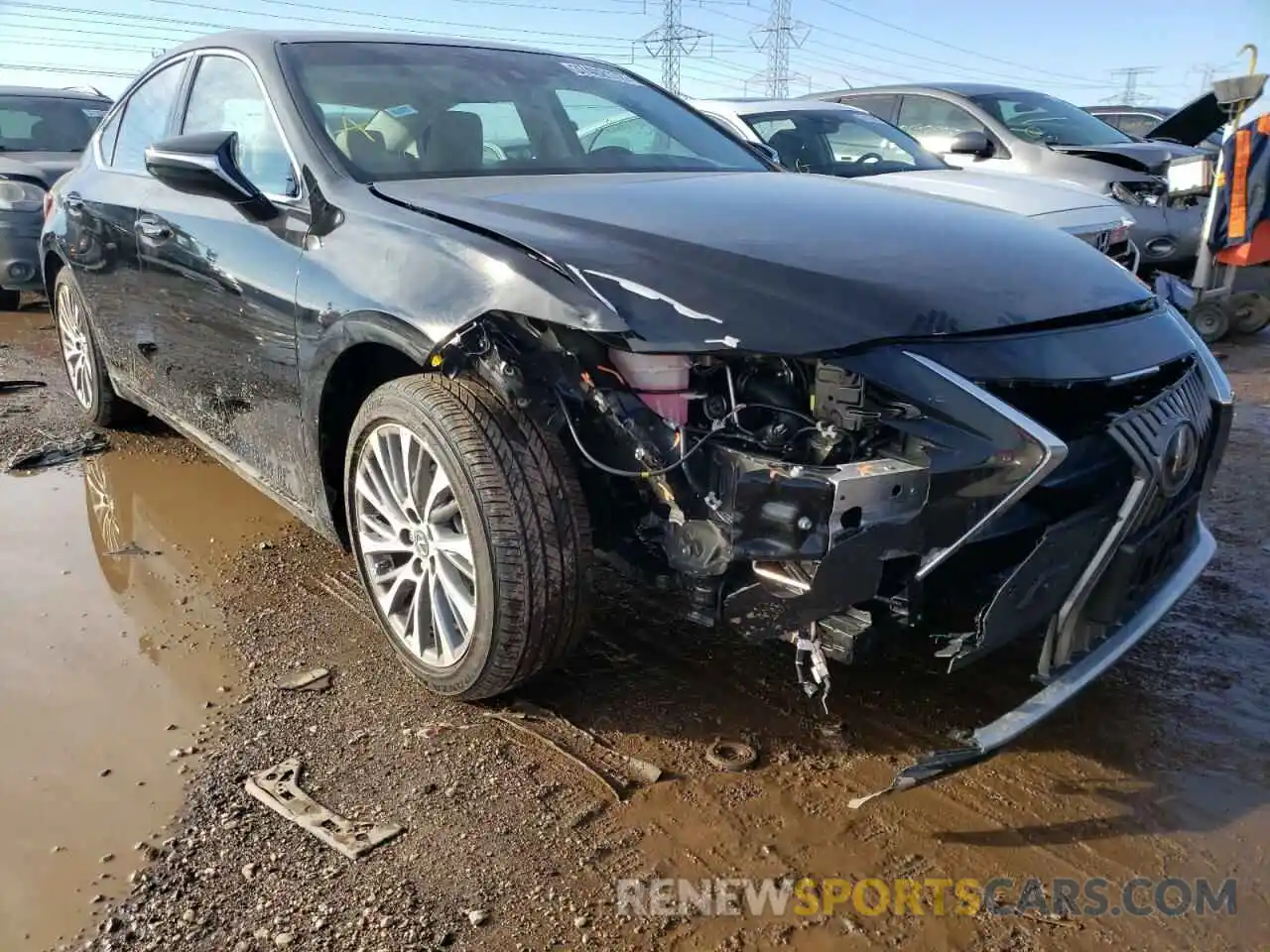 1 Photograph of a damaged car 58ADZ1B15LU080609 LEXUS ES350 2020