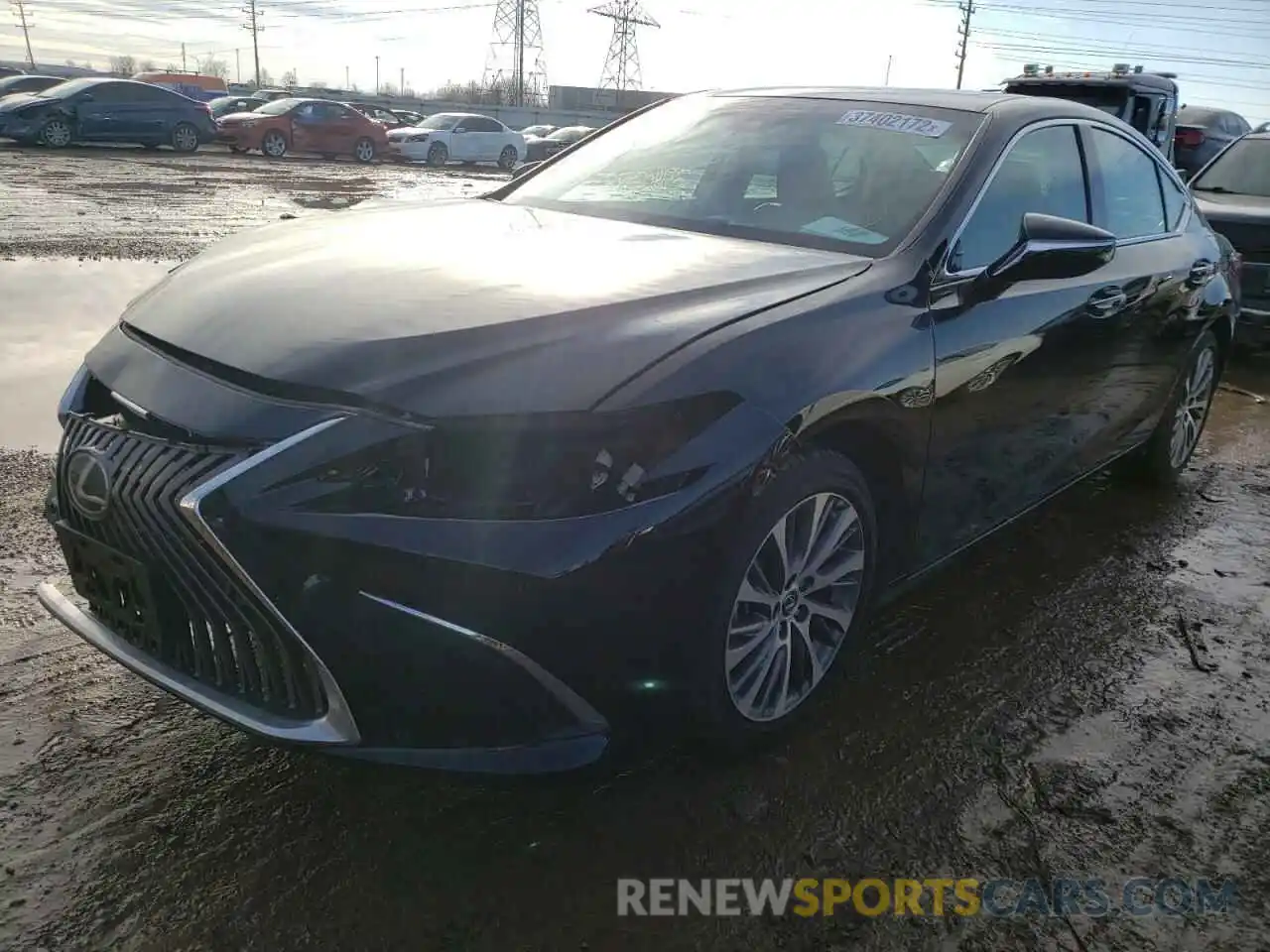 2 Photograph of a damaged car 58ADZ1B15LU080609 LEXUS ES350 2020